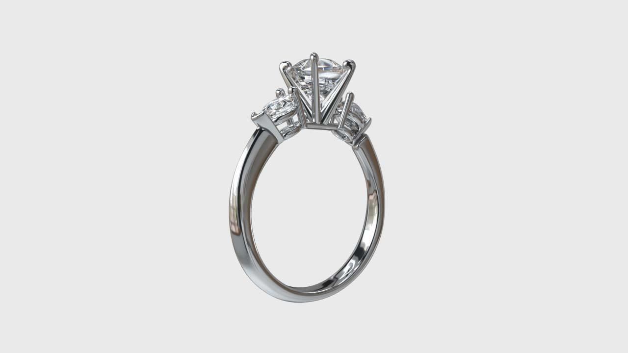 luxury jewelry  Ring Low-poly 3D model_4