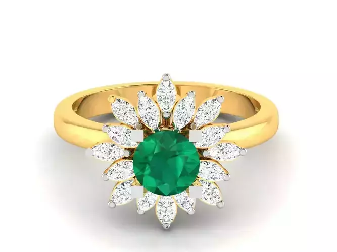 Solitaire Engagement Wedding Women Ring
