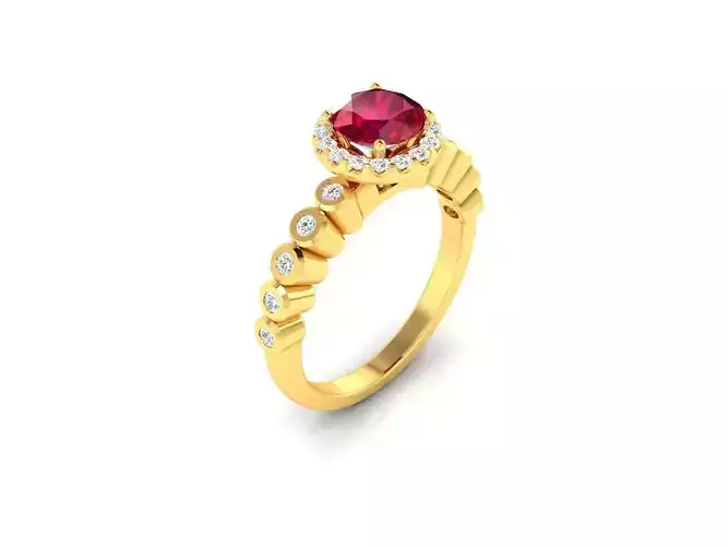 Solitaire Engagement Wedding Ring