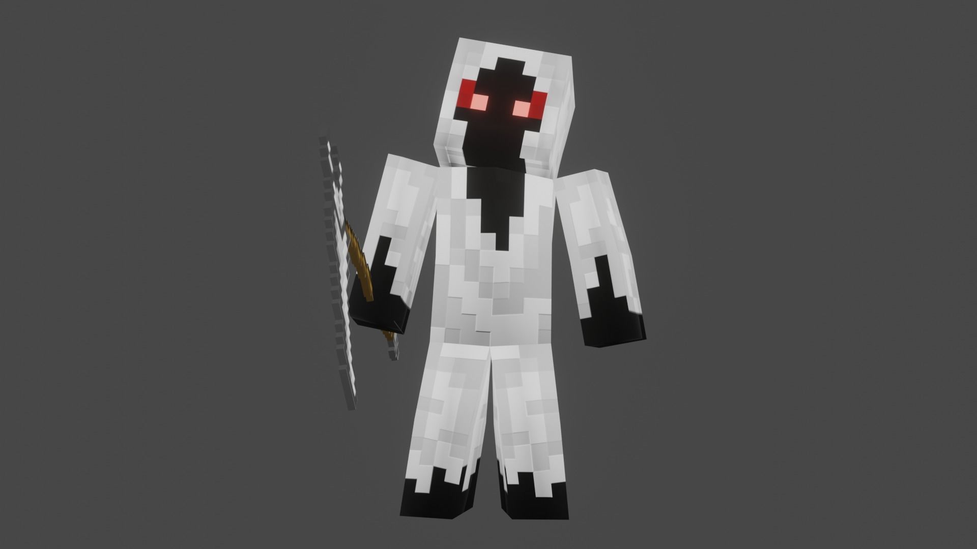 MINECRAFT ENTITY 303 3D MODEL RIGGED ANIMATED Low-poly 3D model_16