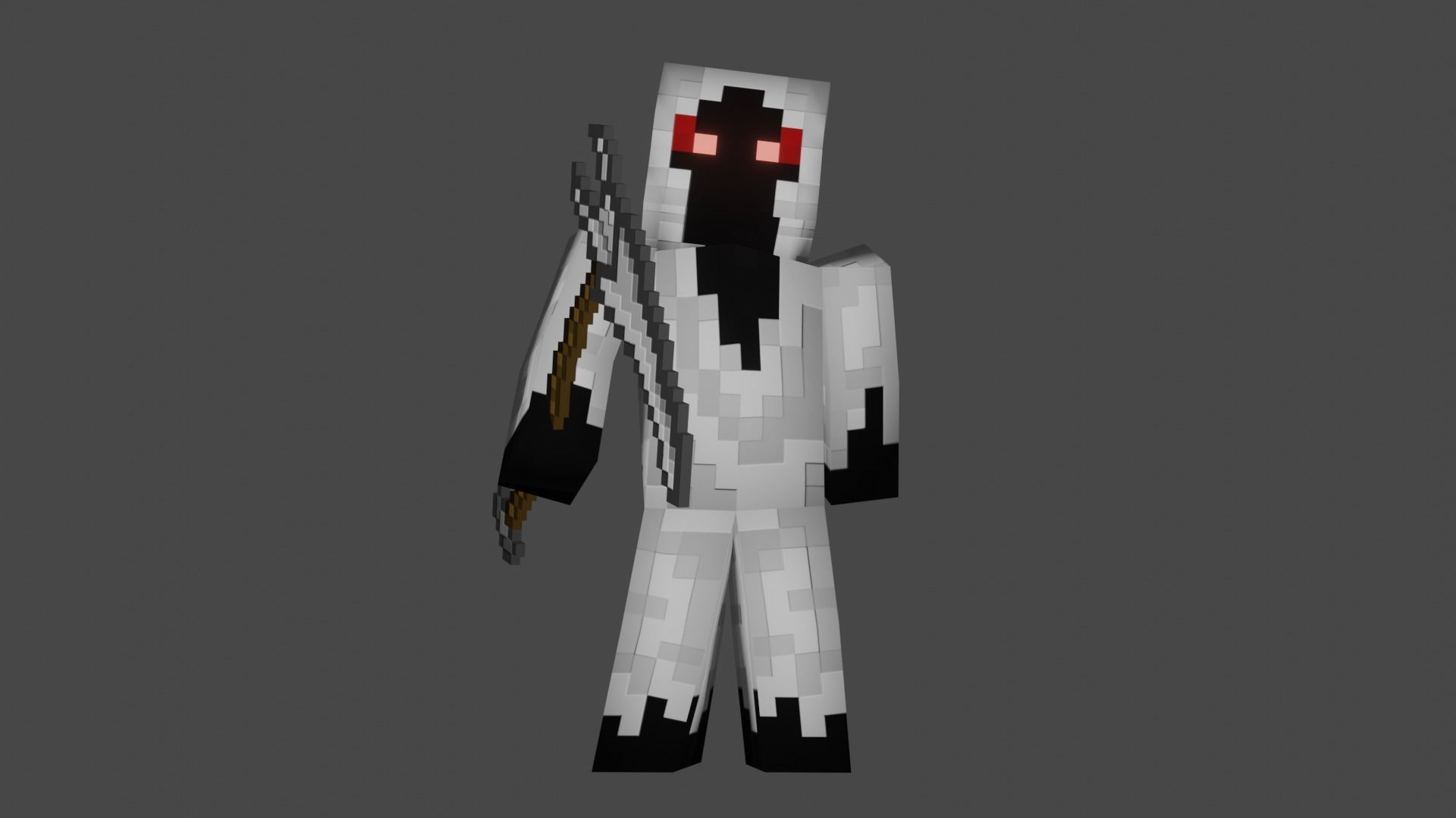 MINECRAFT ENTITY 303 3D MODEL RIGGED ANIMATED Low-poly 3D model_7