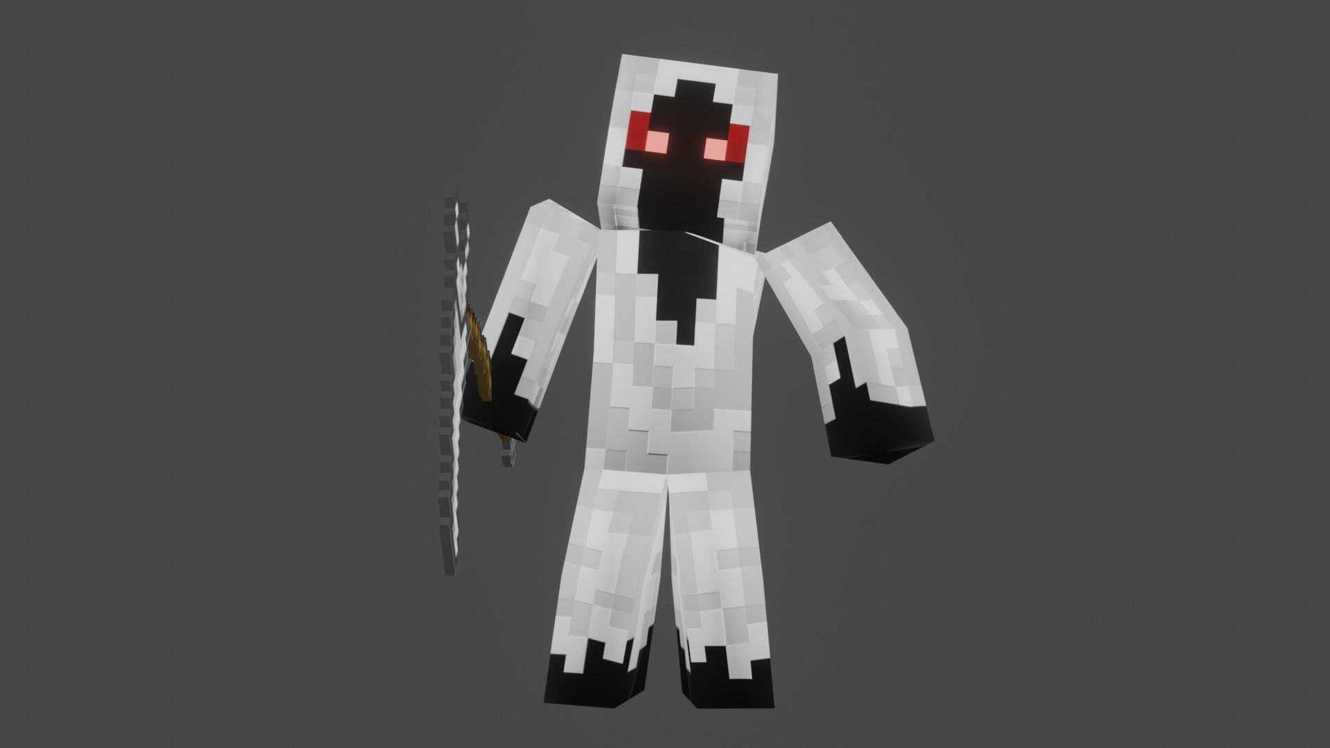MINECRAFT ENTITY 303 3D MODEL RIGGED ANIMATED Low-poly 3D model_15