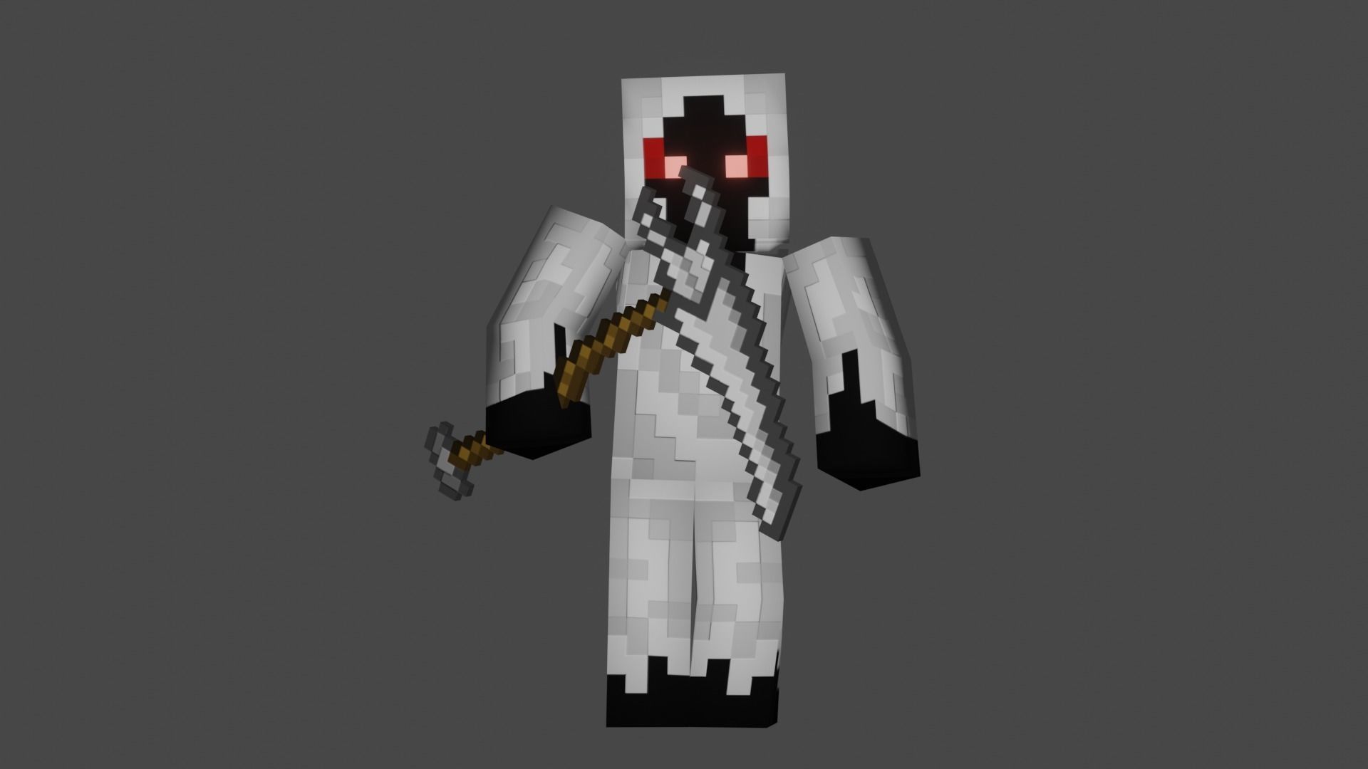 MINECRAFT ENTITY 303 3D MODEL RIGGED ANIMATED Low-poly 3D model_18