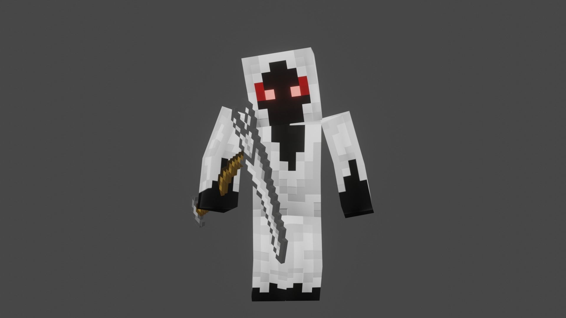 MINECRAFT ENTITY 303 3D MODEL RIGGED ANIMATED Low-poly 3D model_14