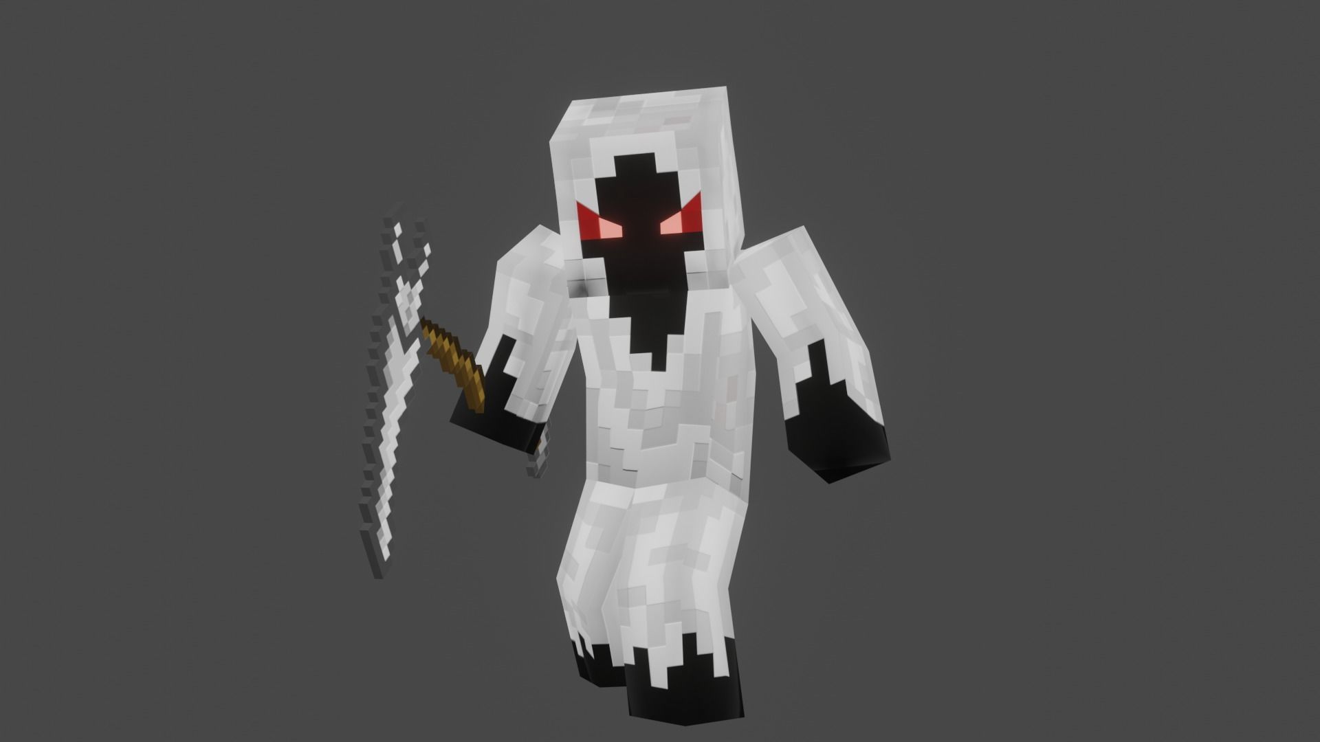MINECRAFT ENTITY 303 3D MODEL RIGGED ANIMATED Low-poly 3D model_20