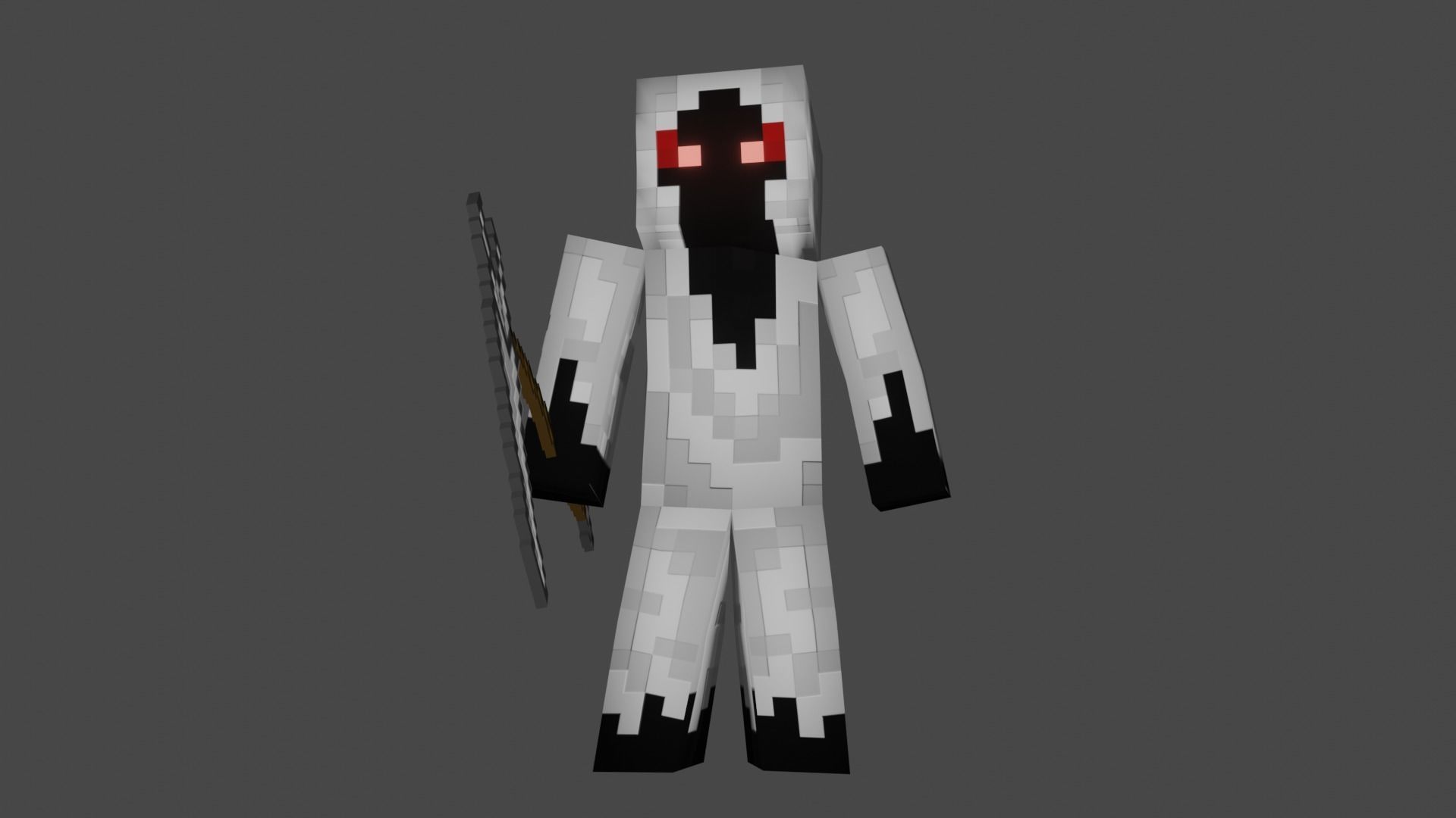 MINECRAFT ENTITY 303 3D MODEL RIGGED ANIMATED Low-poly 3D model_17
