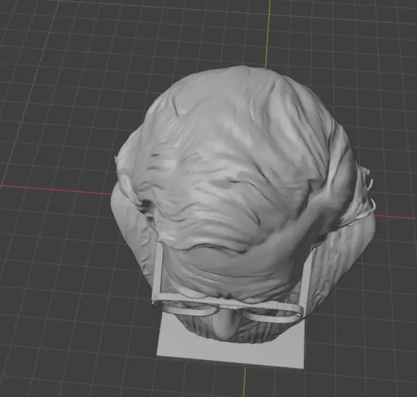 Noam Chomsky 3D print model_14