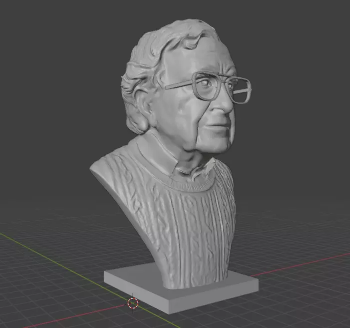 Noam Chomsky 3D print model_20