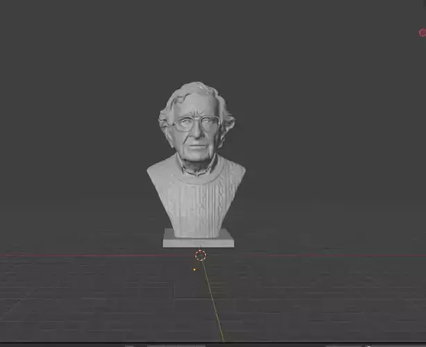 Noam Chomsky 3D print model Noam Chomsky 3D print model