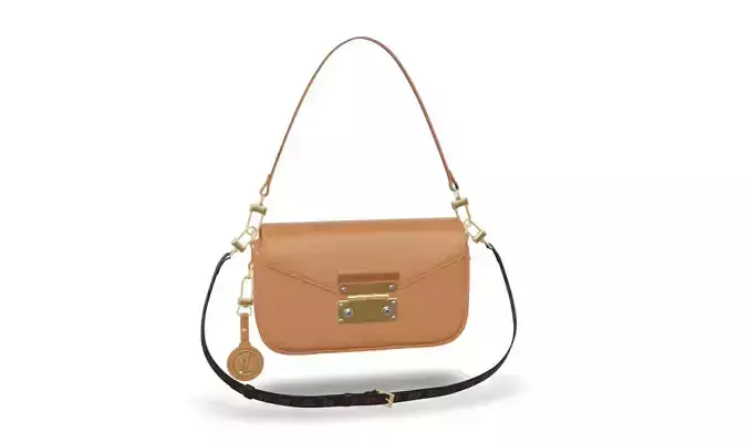 Louis Vuitton Handbag Low Poly 3D Model