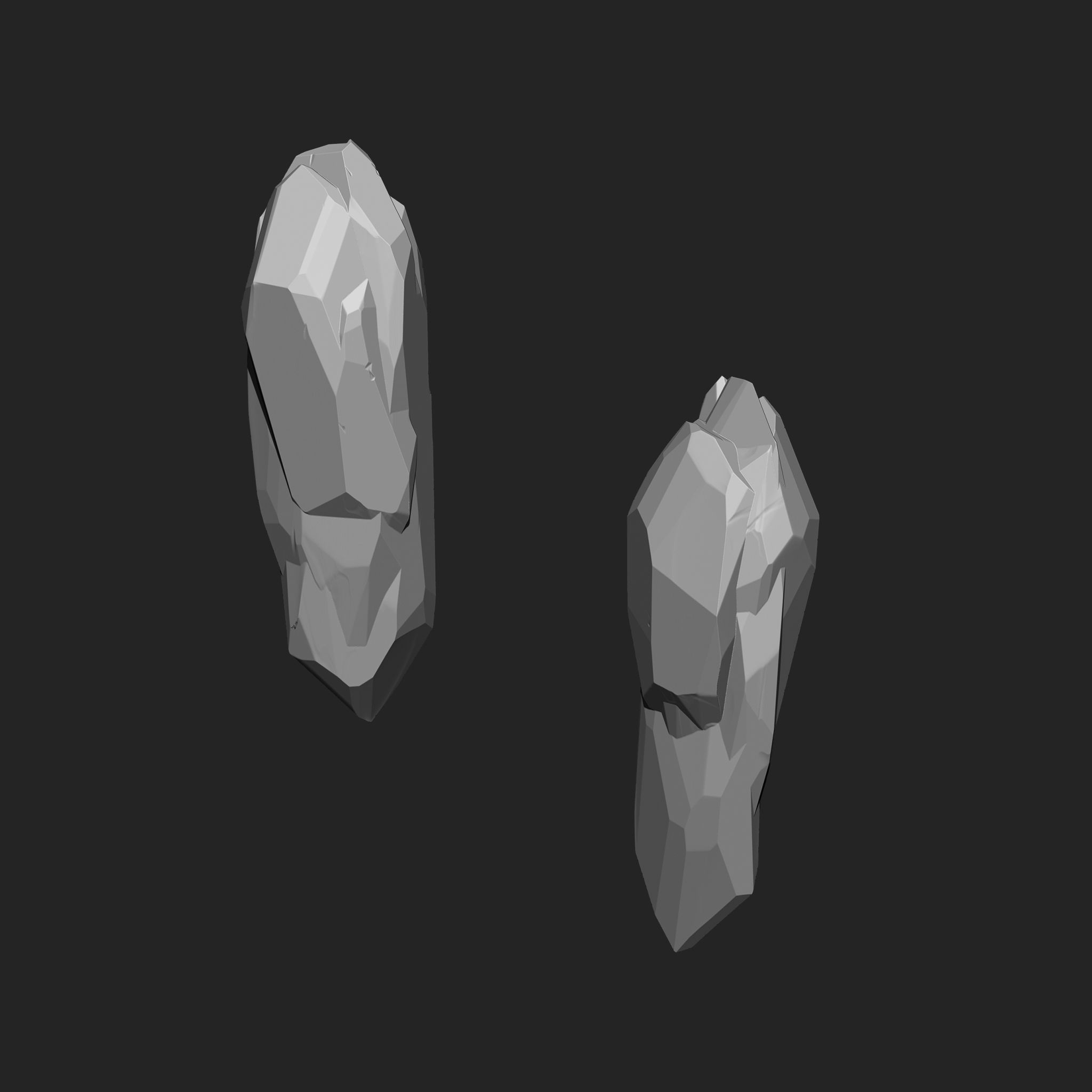 Stylized Rock IMM Brushes 21 in one Vol 3 3D model_5