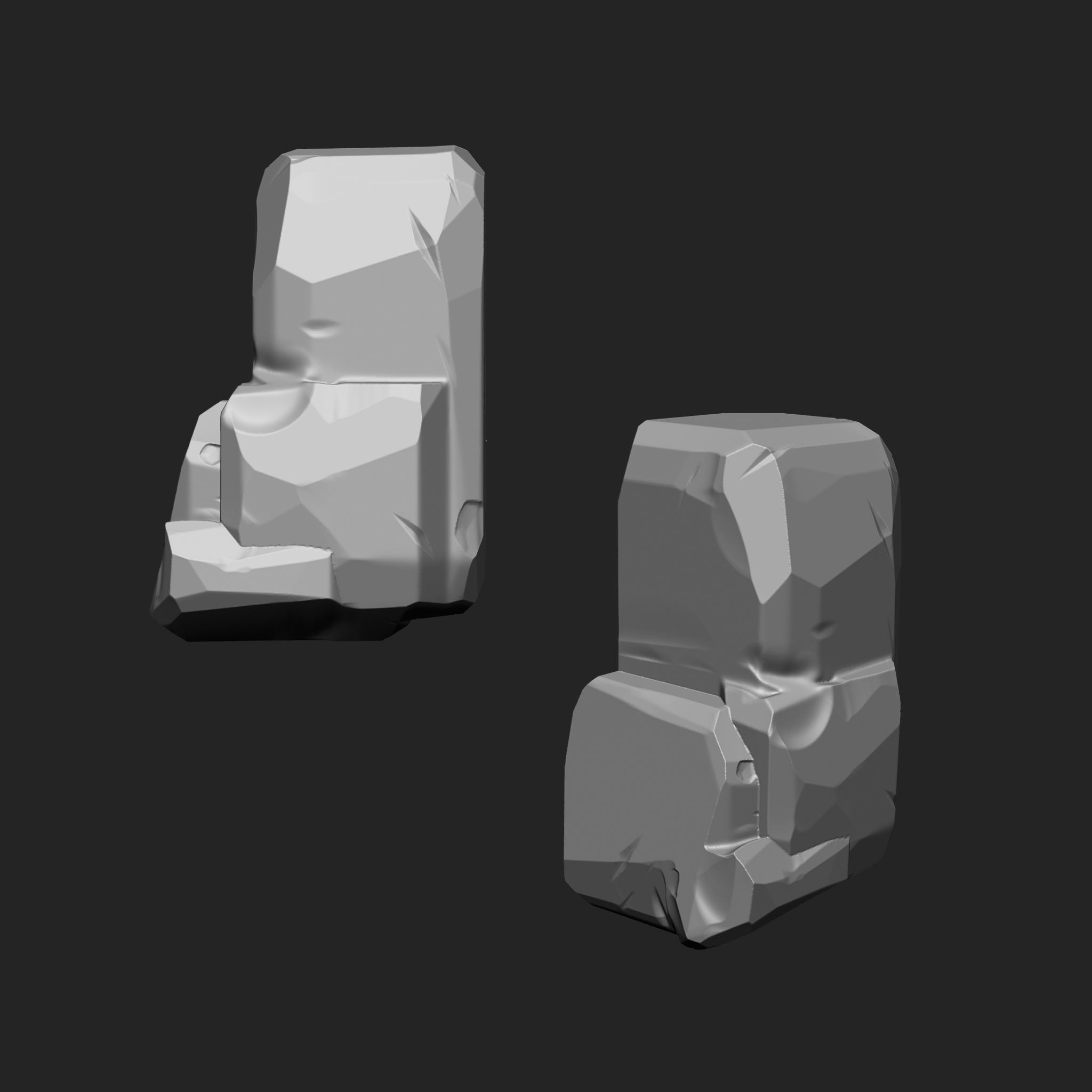 Stylized Rock IMM Brushes 21 in one Vol 3 3D model_16