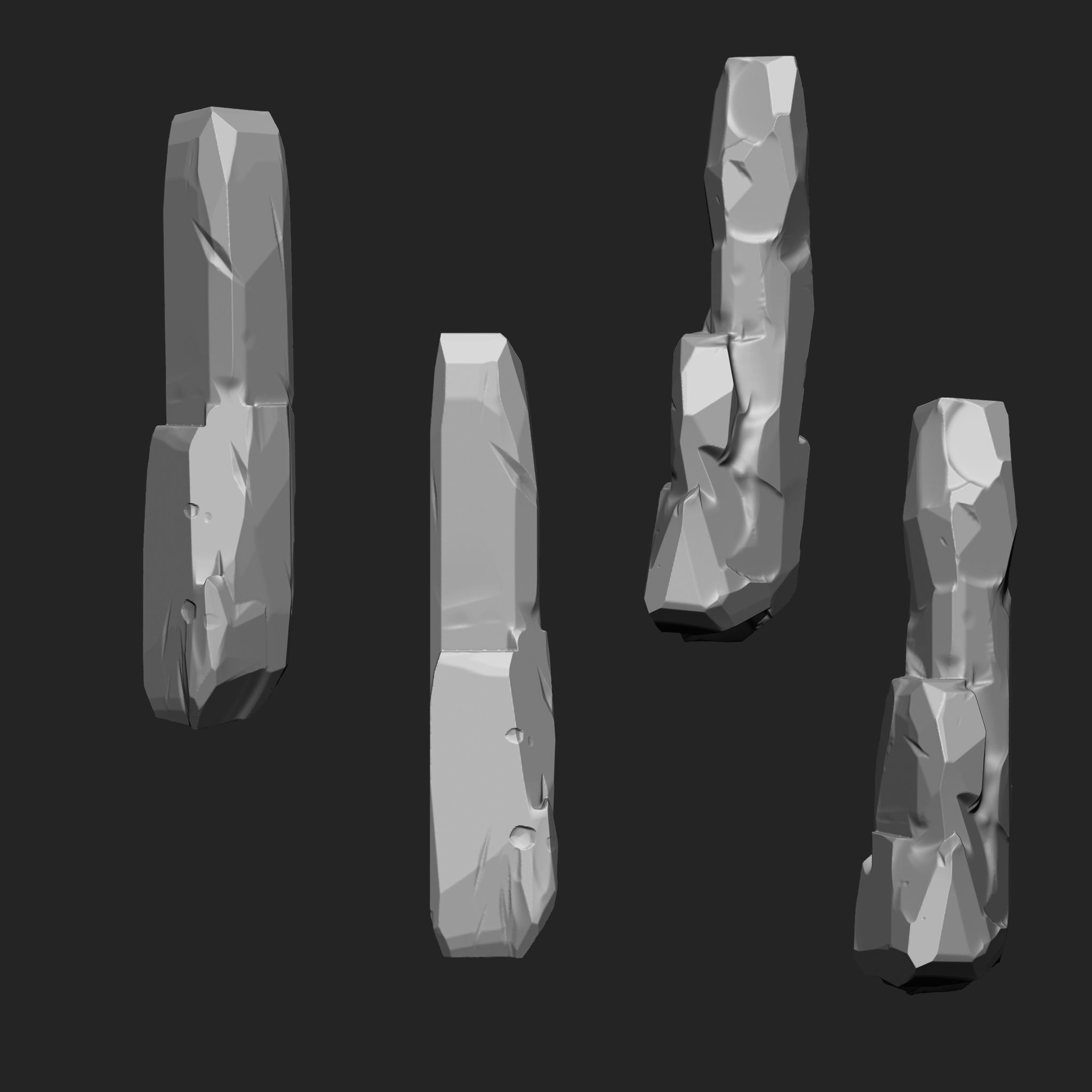 Stylized Rock IMM Brushes 21 in one Vol 3 3D model_17