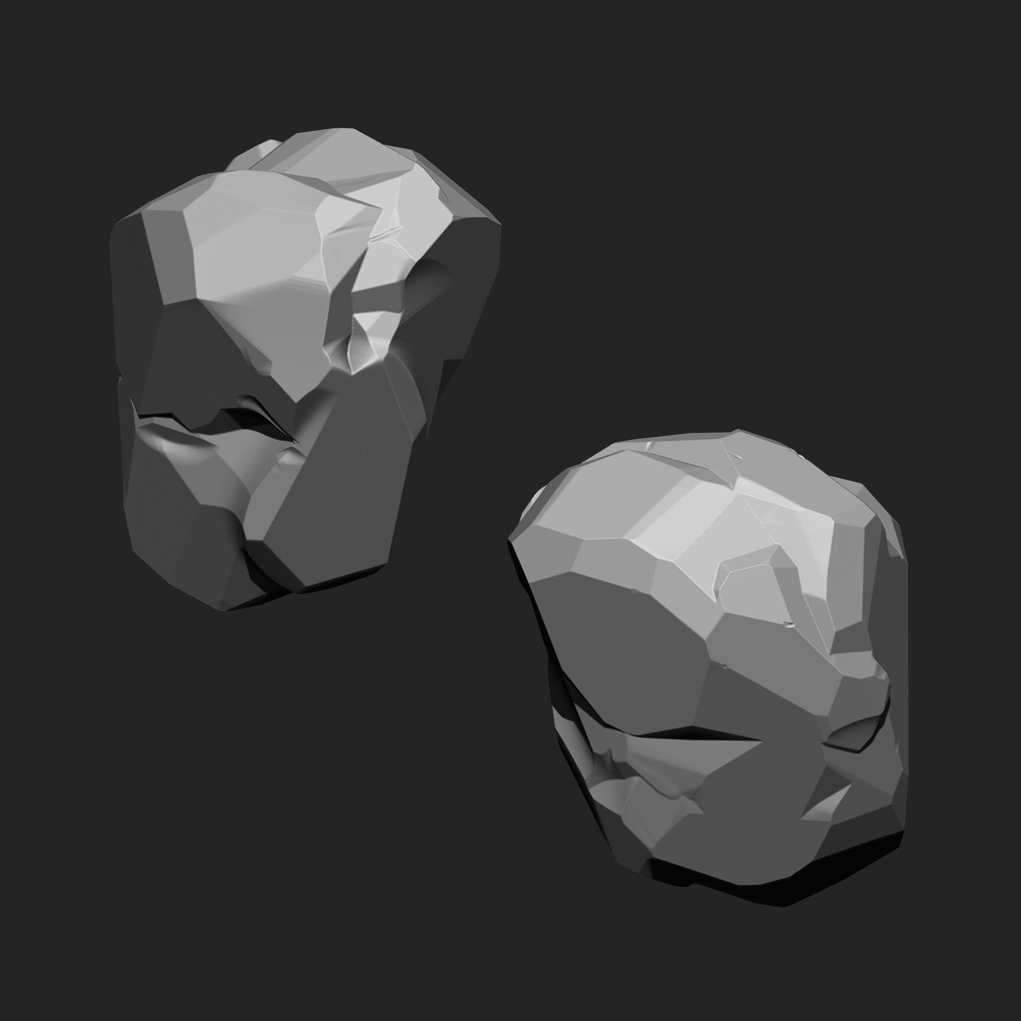 Stylized Rock IMM Brushes 21 in one Vol 3 3D model_20