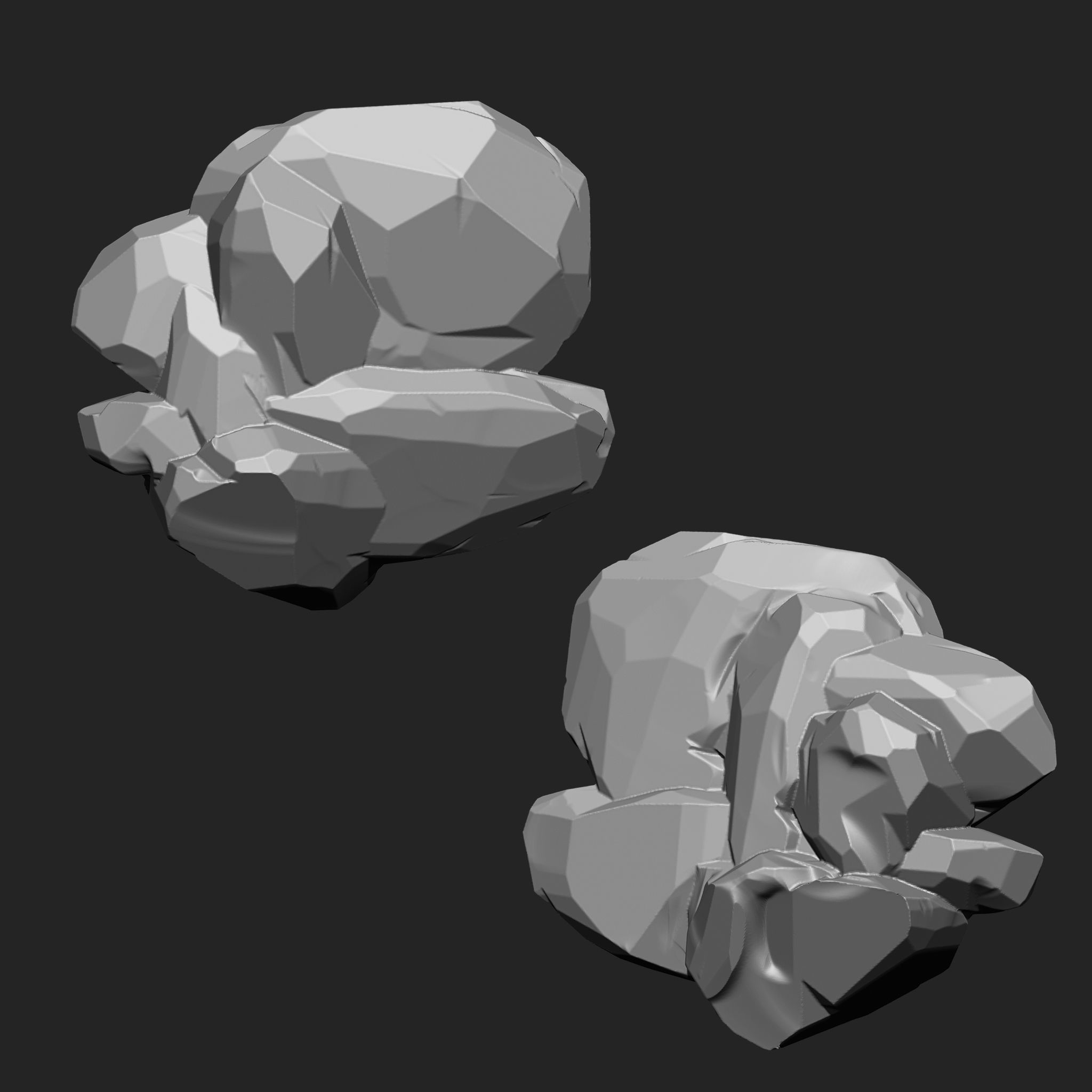 Stylized Rock IMM Brushes 21 in one Vol 3 3D model_14