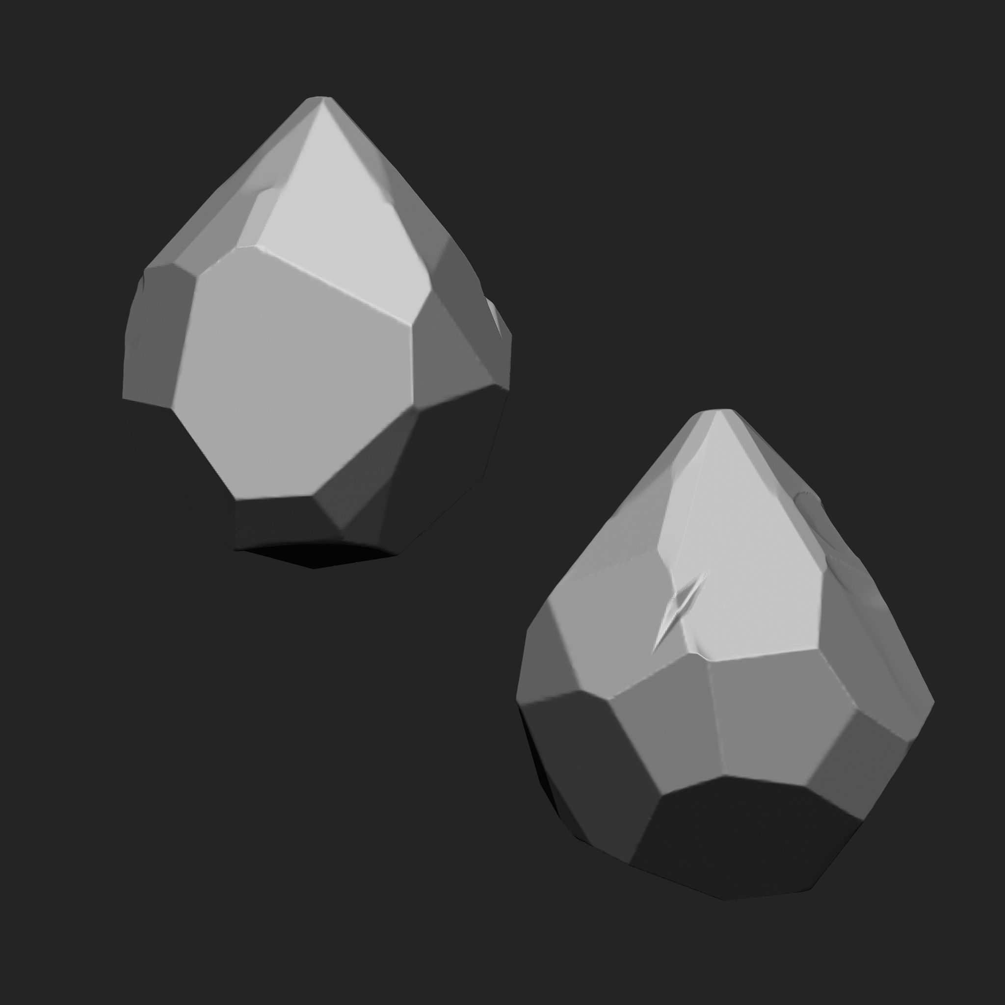 Stylized Rock IMM Brushes 21 in one Vol 3 3D model_6