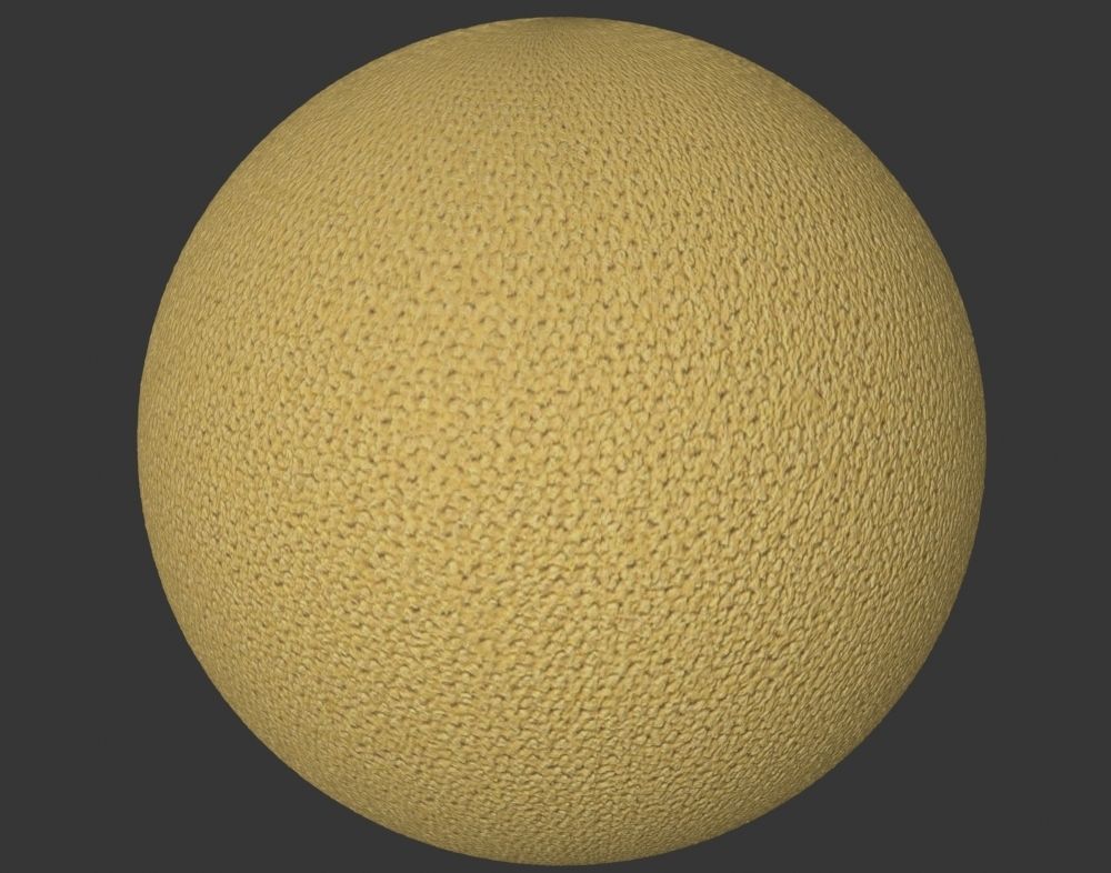 Yellow Fabric Texture Texture_1