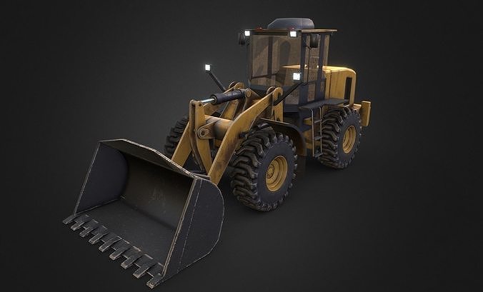 Caterpillar 930M Loader Low-poly 3D model
