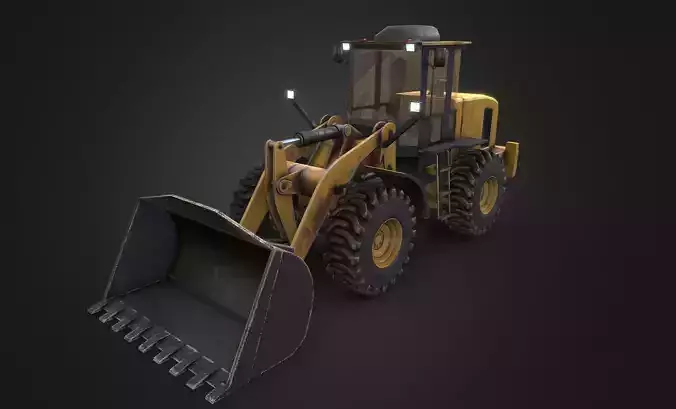 Caterpillar 930M Loader Low-poly 3D model
