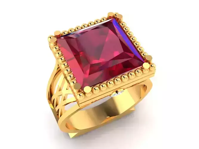 Solitaire Wedding Engagement Women Princess Ring