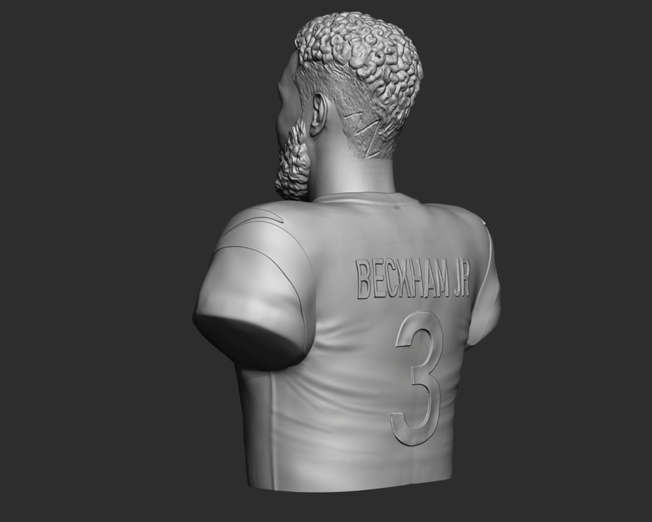 Odell Beckham Jr portrait 3D print model_8