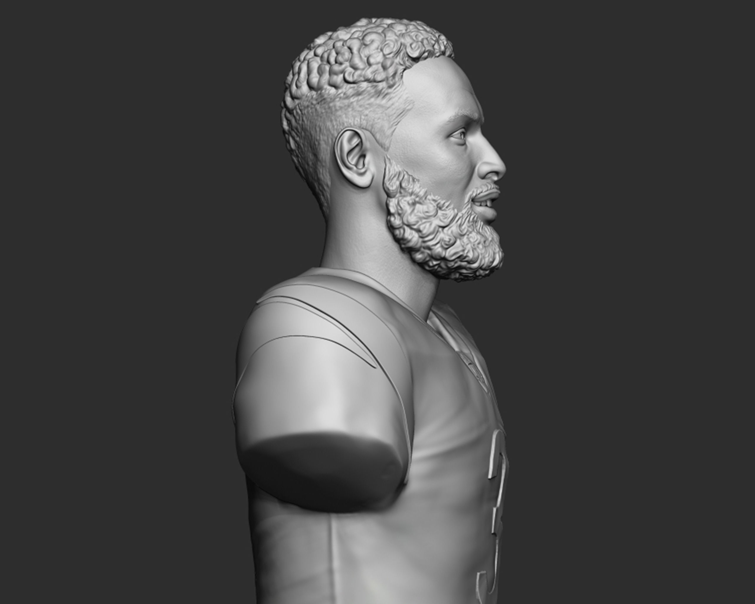 Odell Beckham Jr portrait 3D print model_5
