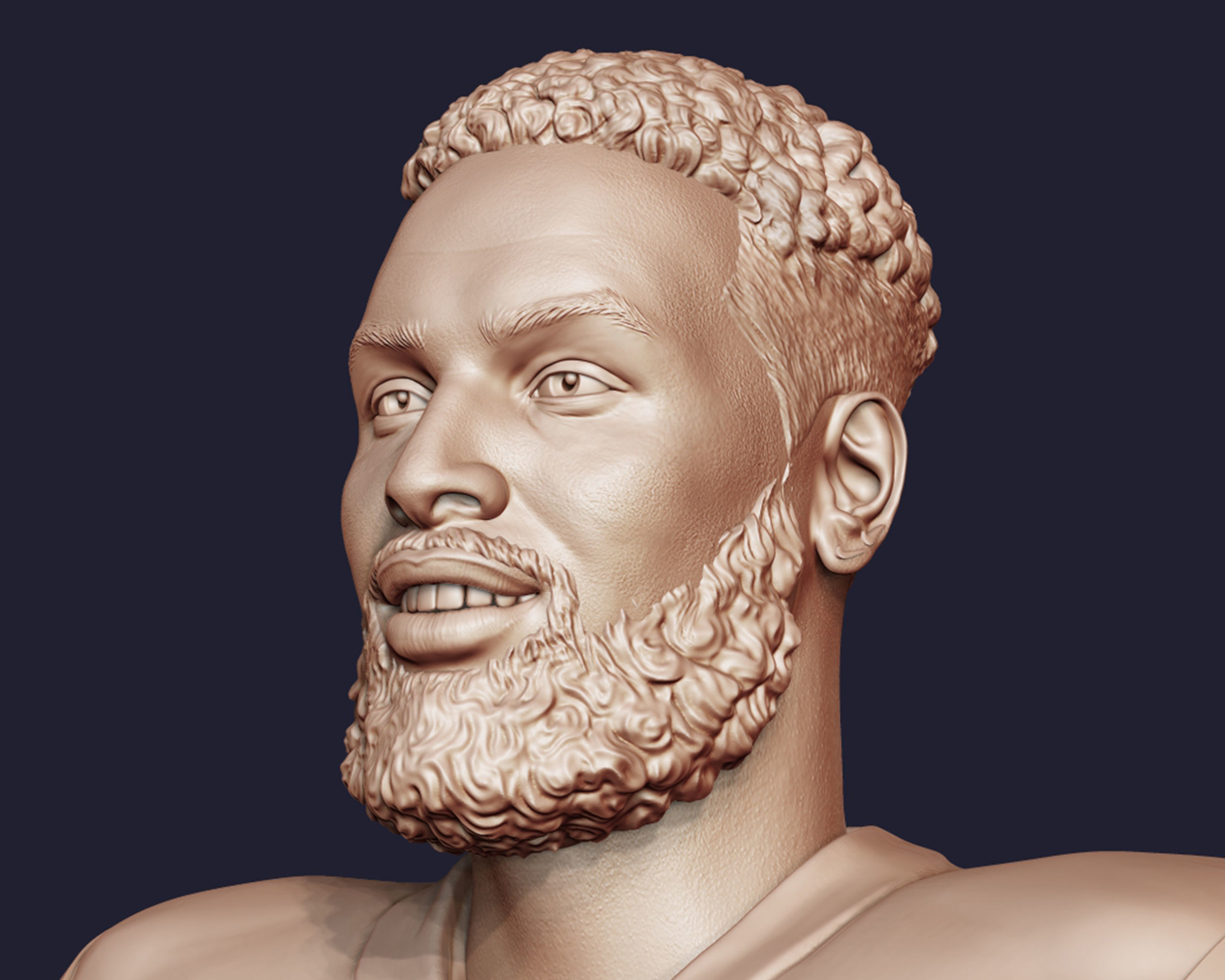 Odell Beckham Jr portrait 3D print model_12