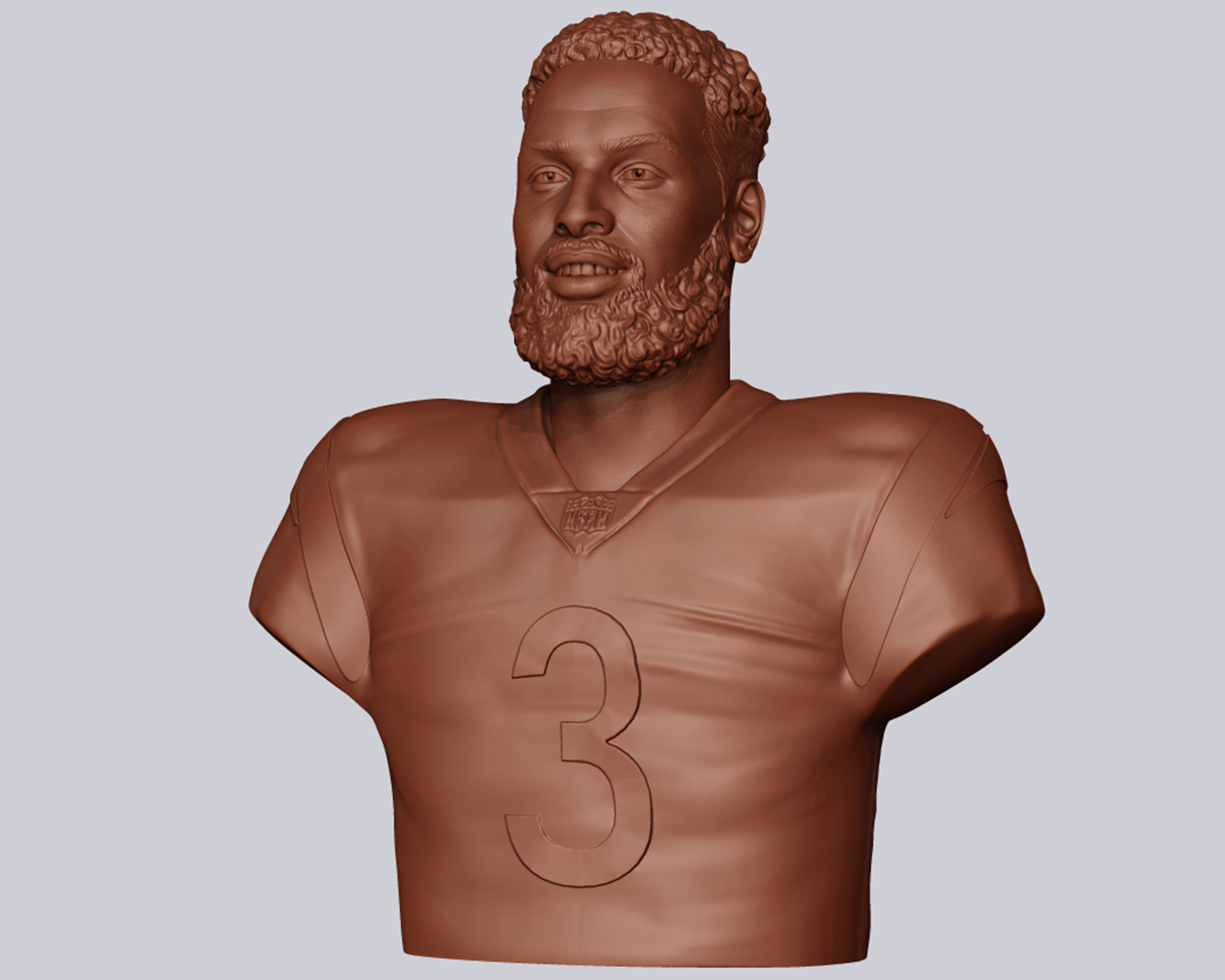 Odell Beckham Jr portrait 3D print model_18