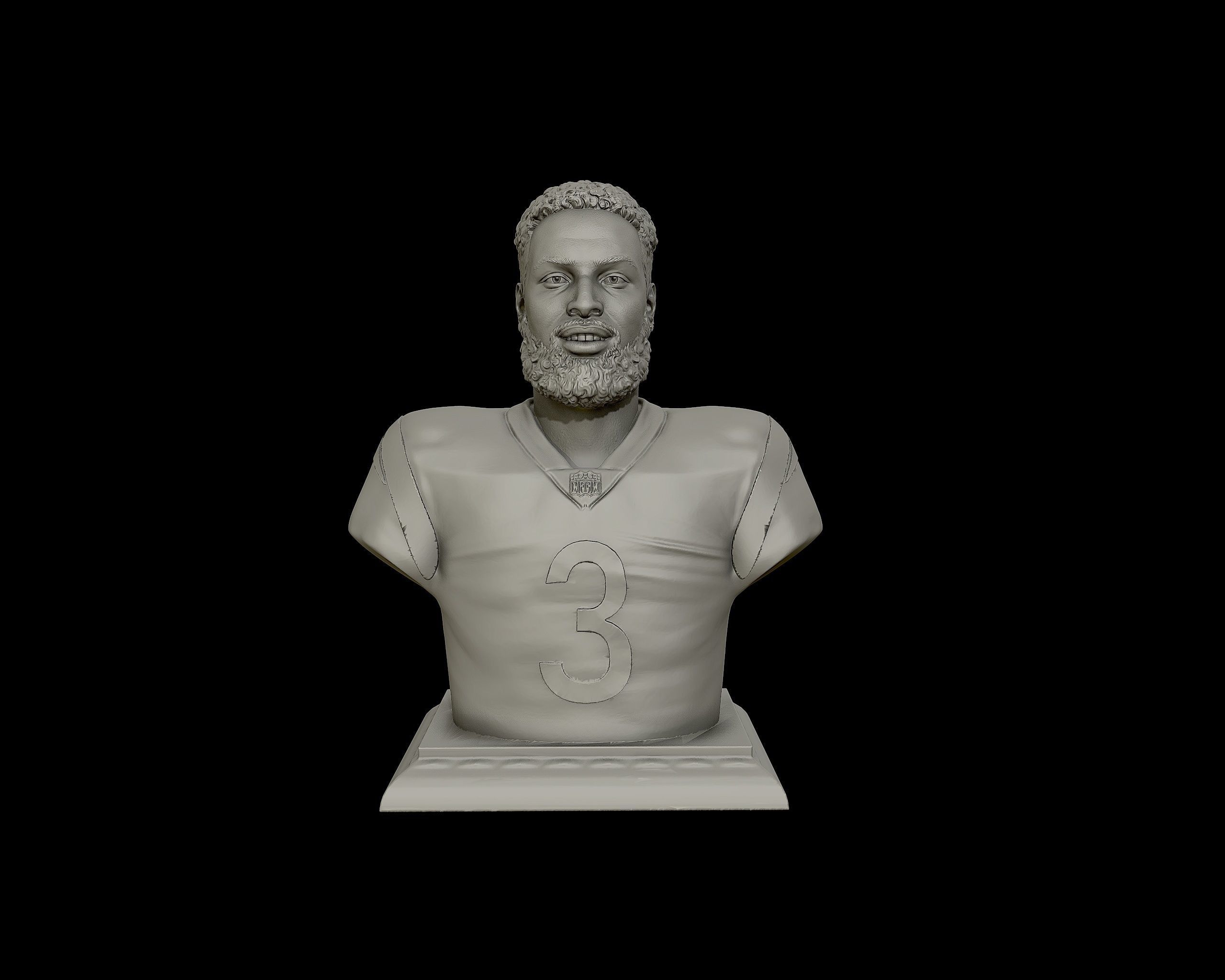 Odell Beckham Jr portrait 3D print model_21