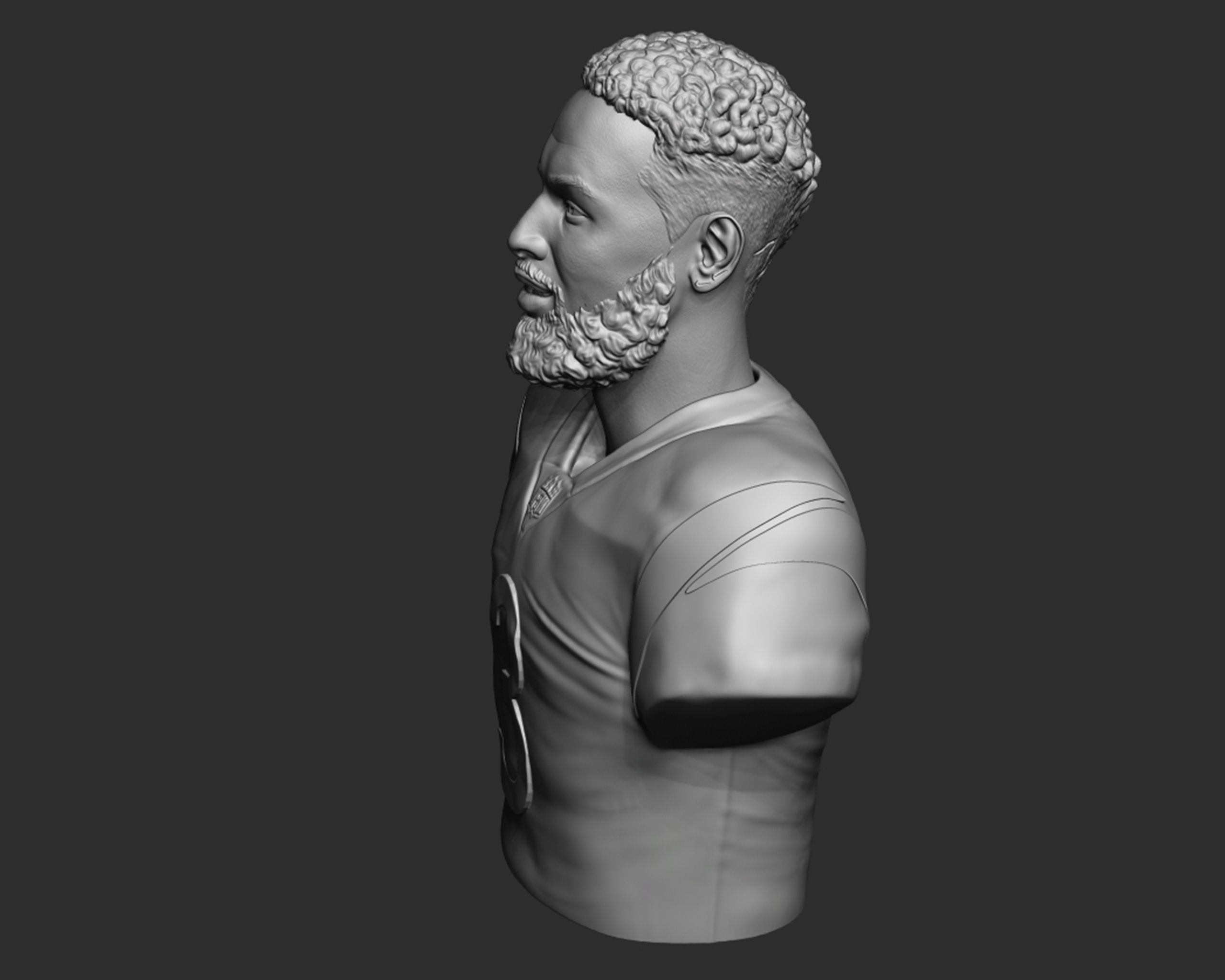 Odell Beckham Jr portrait 3D print model_9