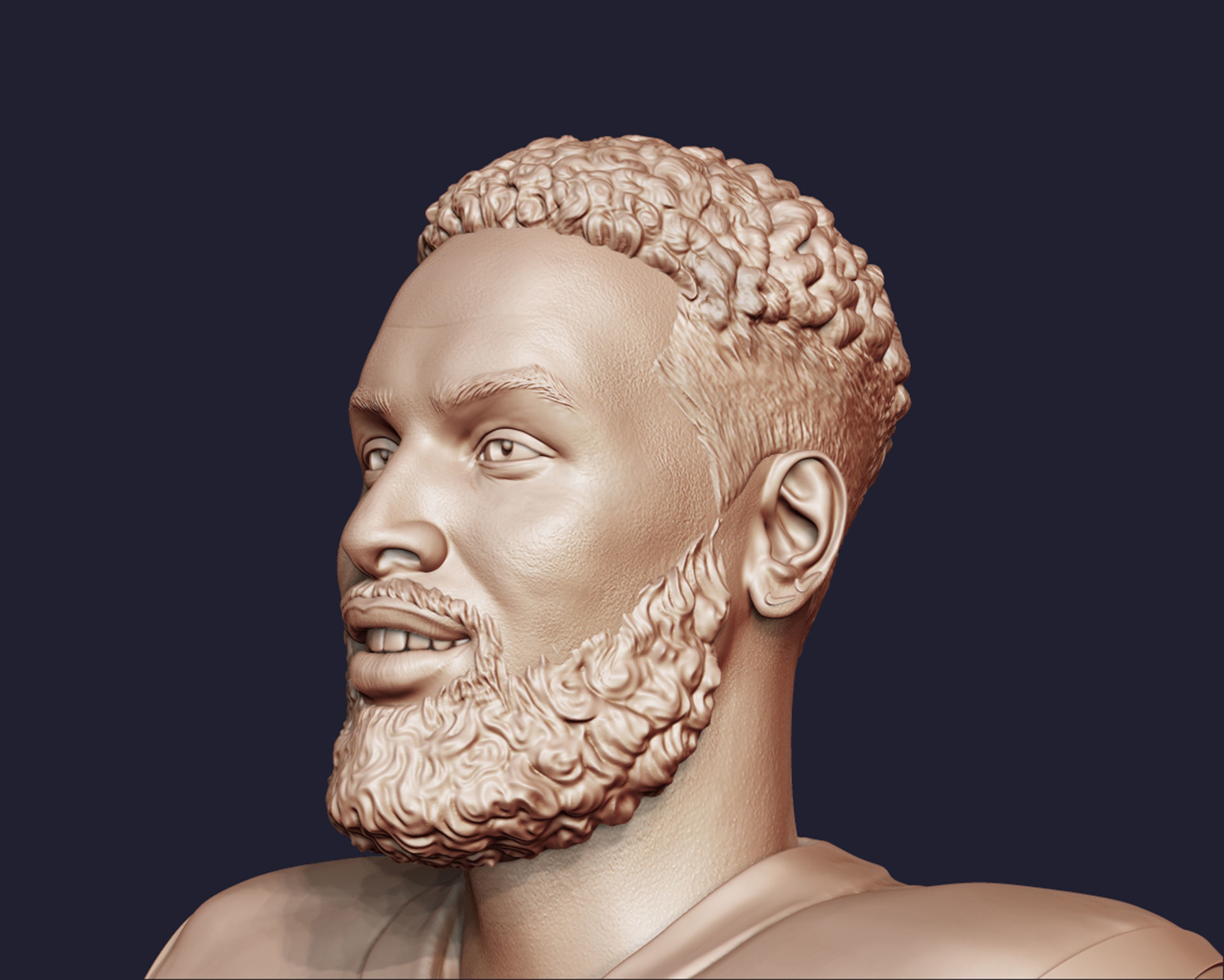 Odell Beckham Jr portrait 3D print model_15