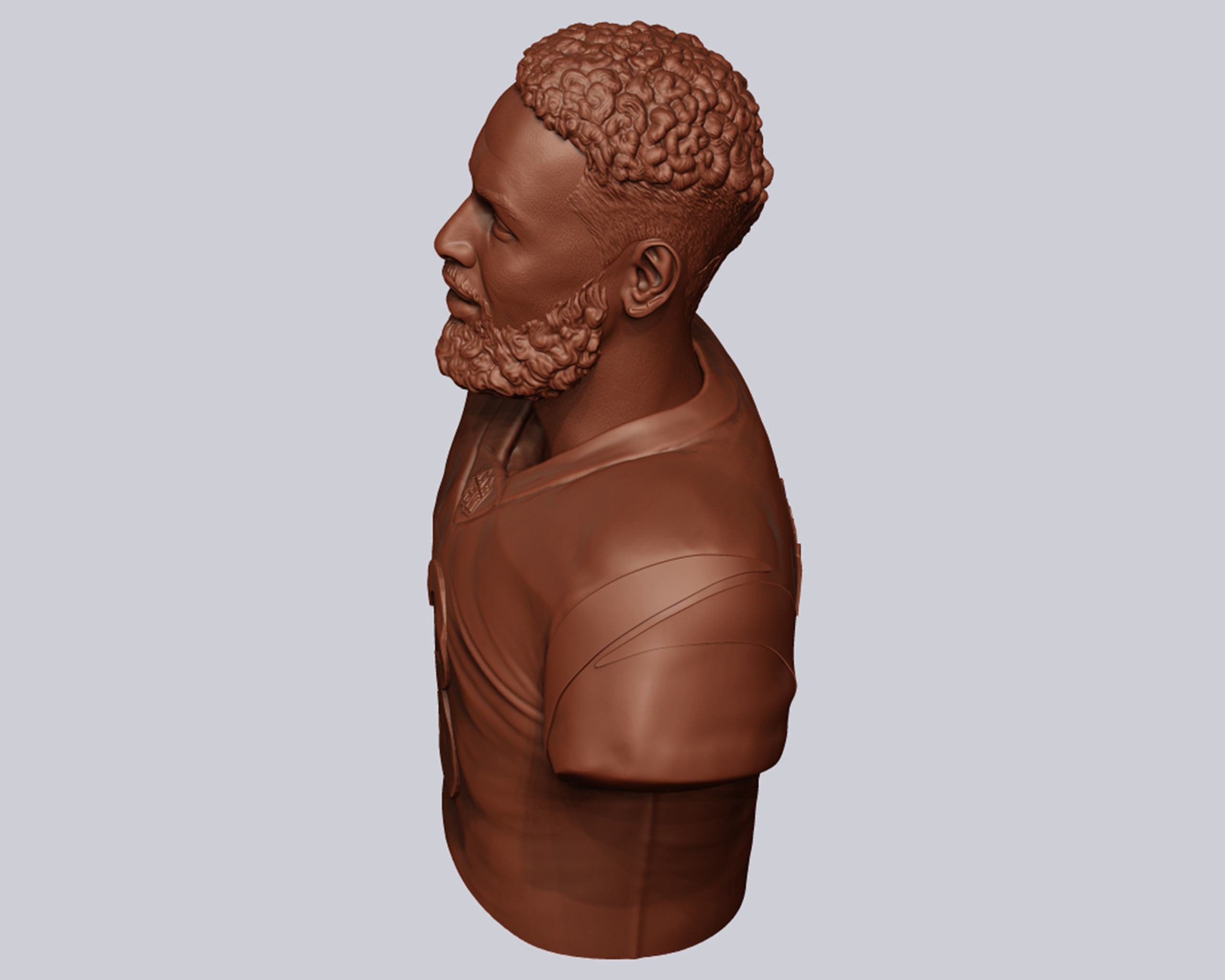 Odell Beckham Jr portrait 3D print model_19
