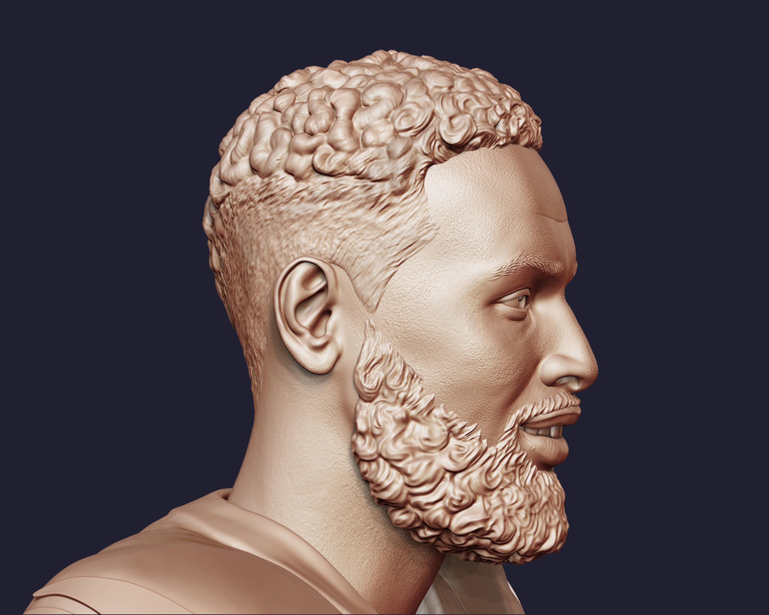 Odell Beckham Jr portrait 3D print model_14