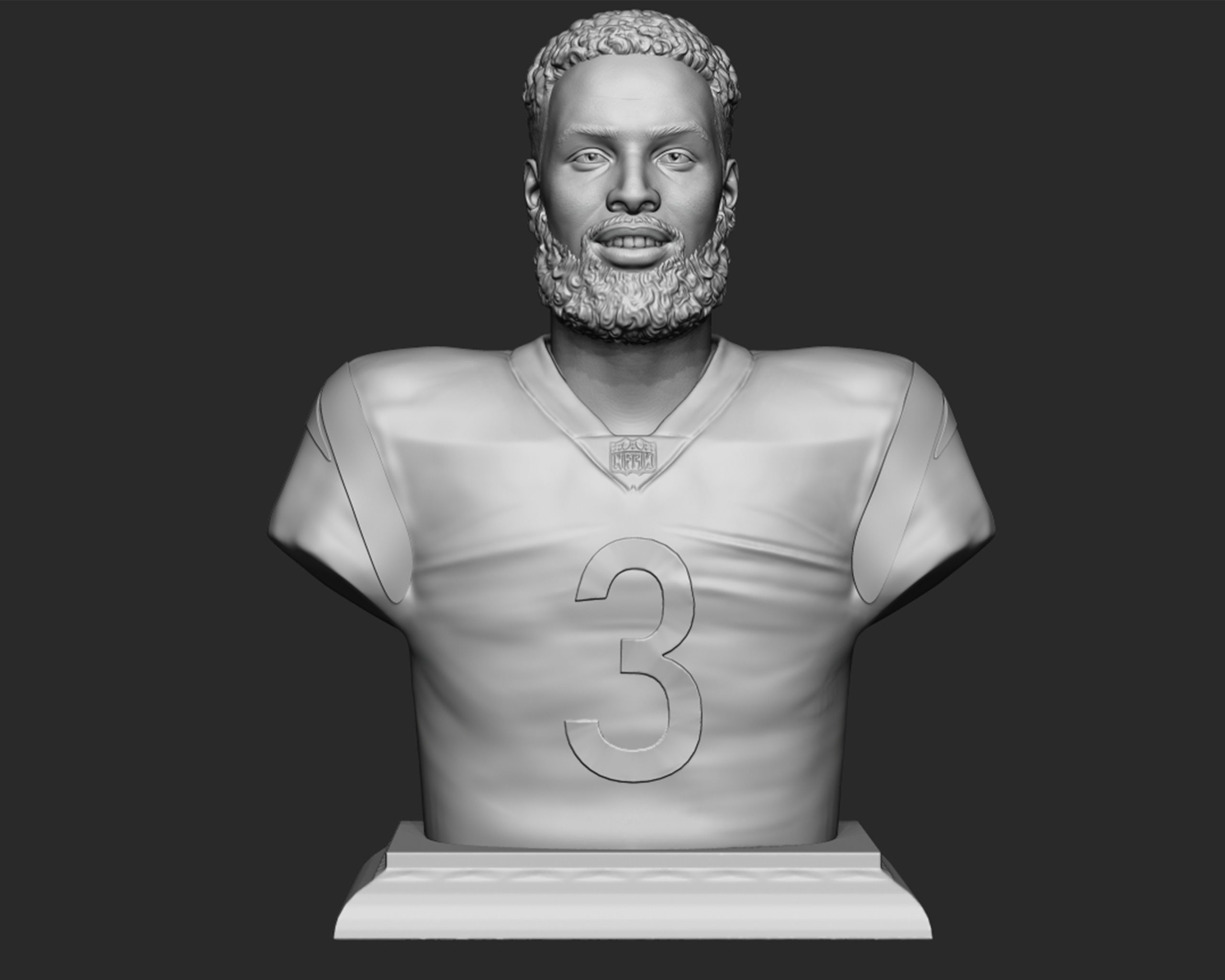 Odell Beckham Jr portrait 3D print model_2
