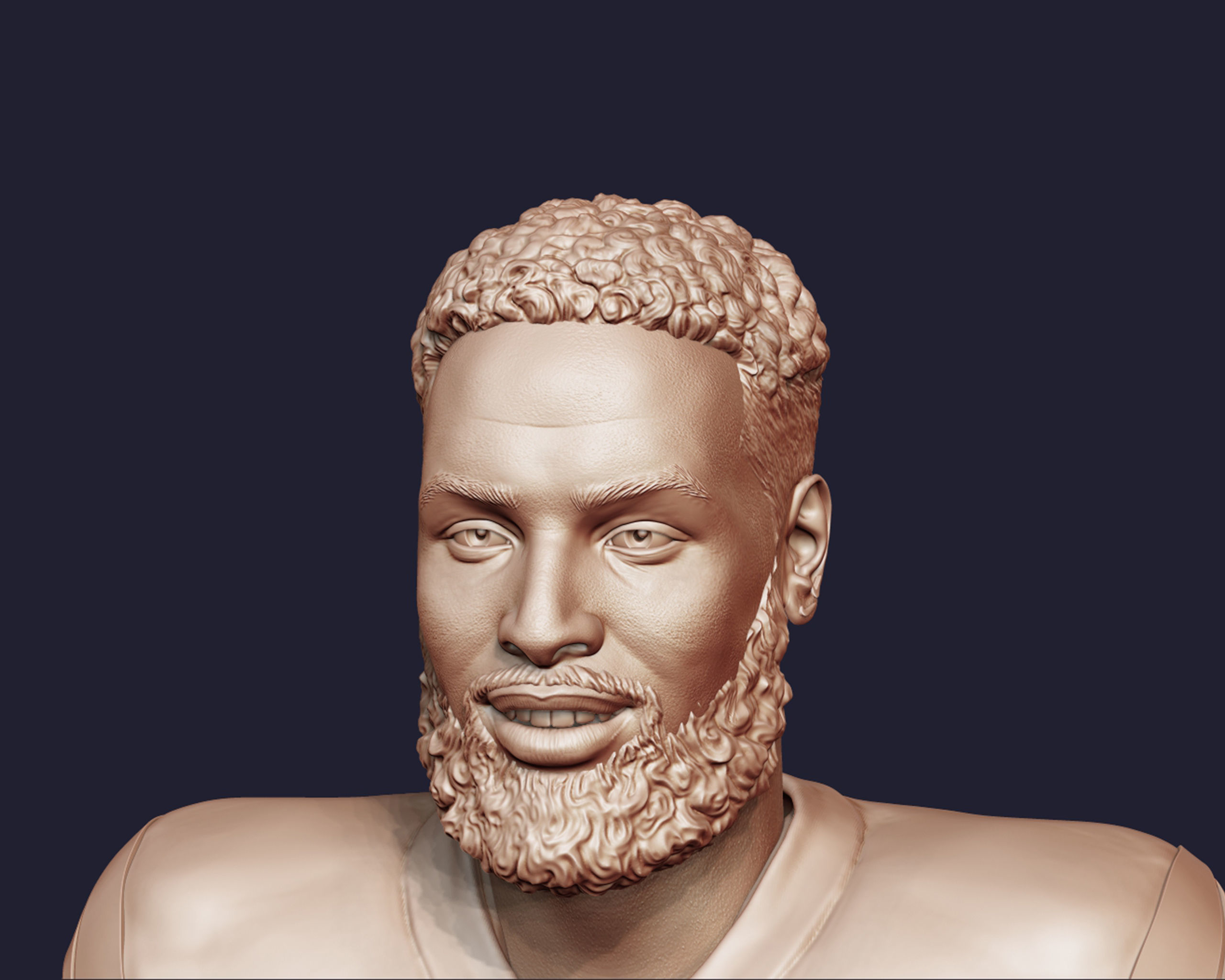 Odell Beckham Jr portrait 3D print model_13