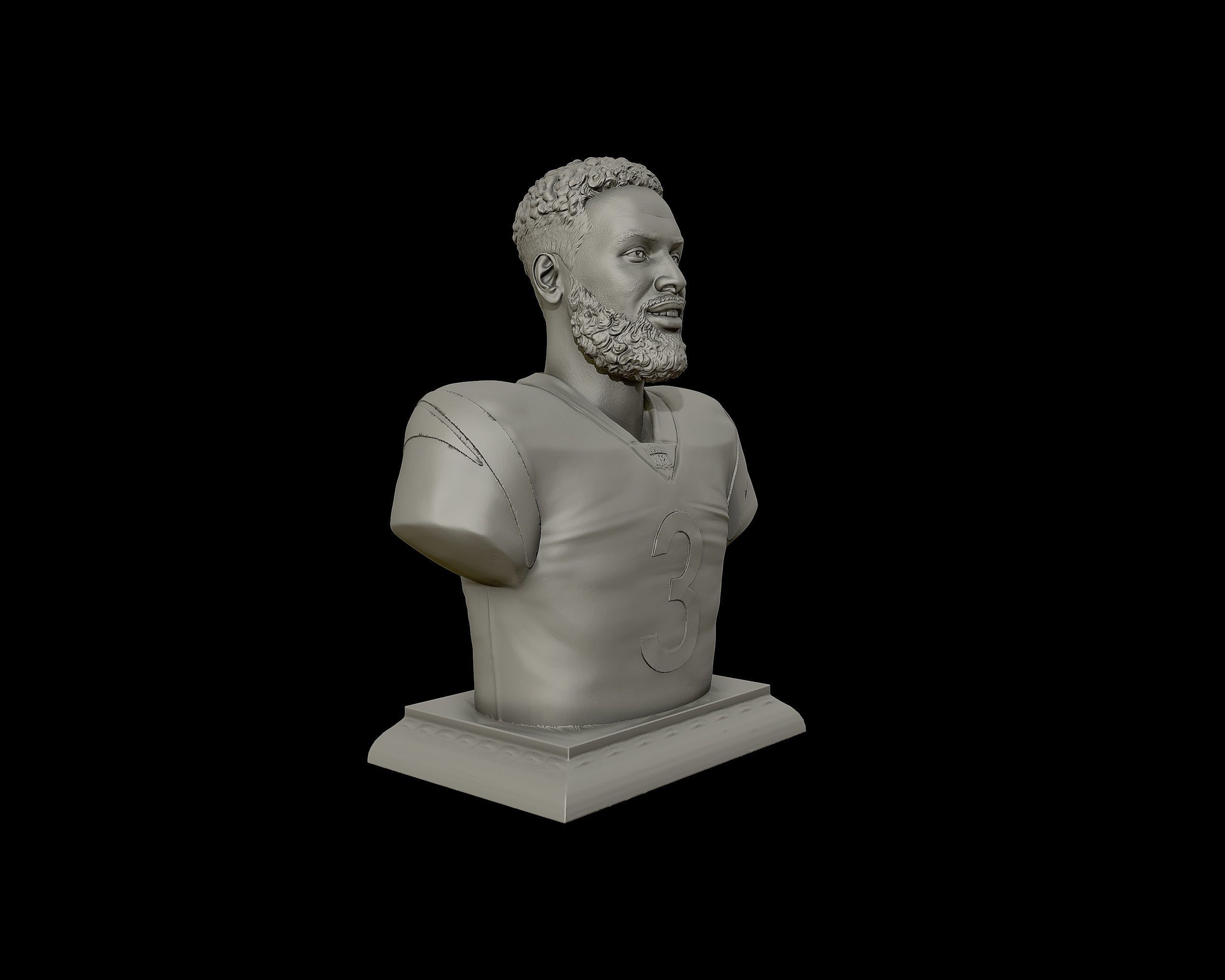 Odell Beckham Jr portrait 3D print model_30
