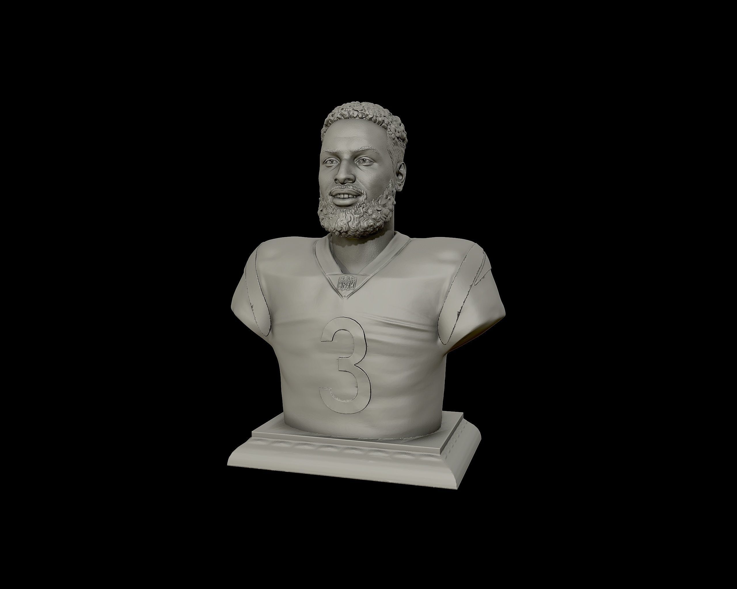 Odell Beckham Jr portrait 3D print model_22