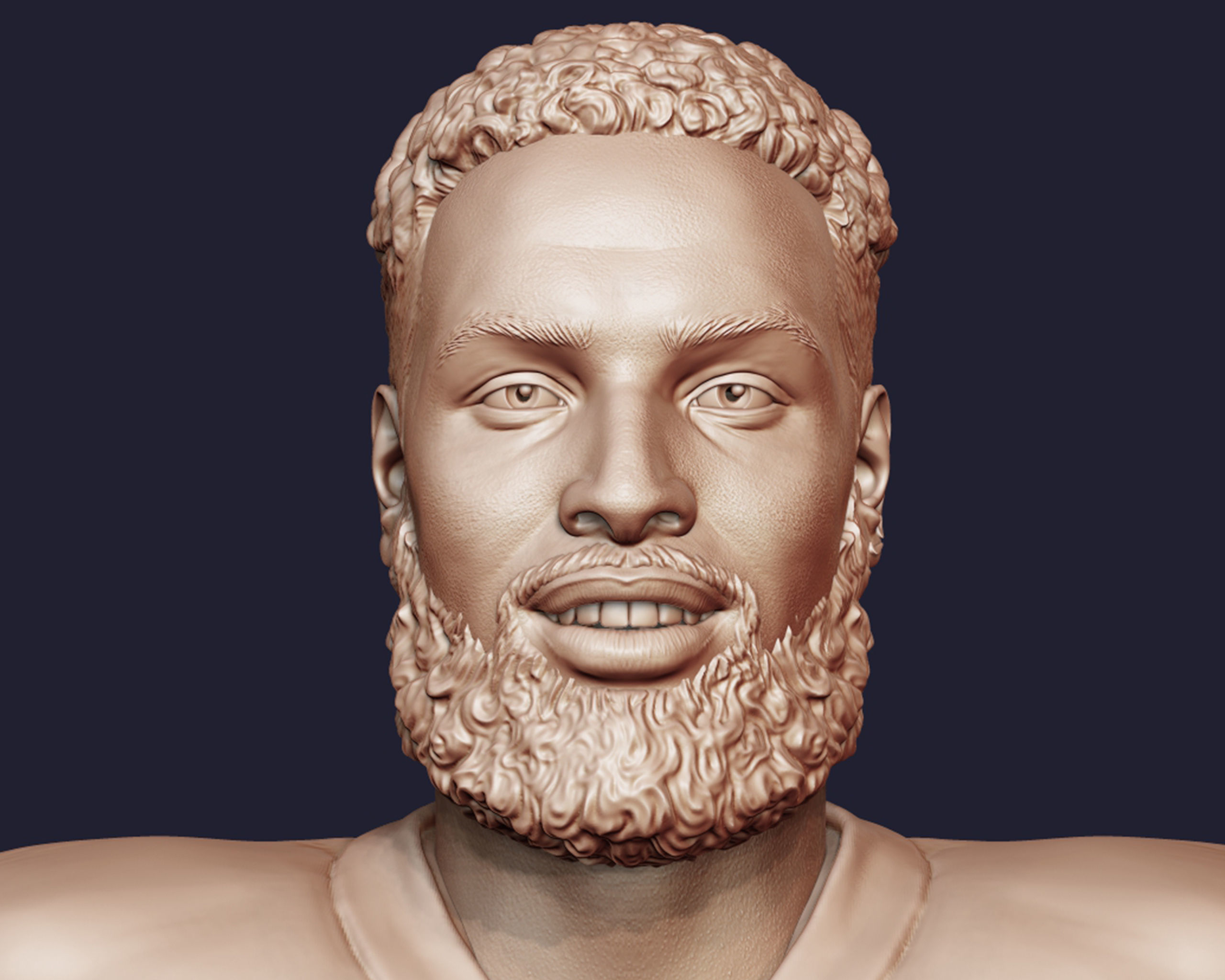 Odell Beckham Jr portrait 3D print model_10