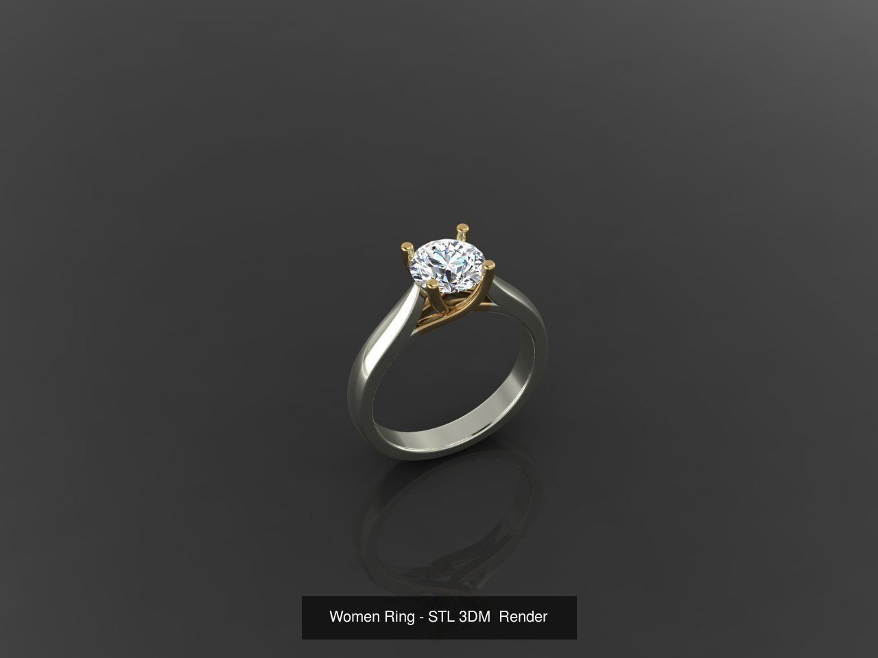 1400 Model Files - Women Ring Womens Rings Plain Models 3DM 3D Model Collection_213