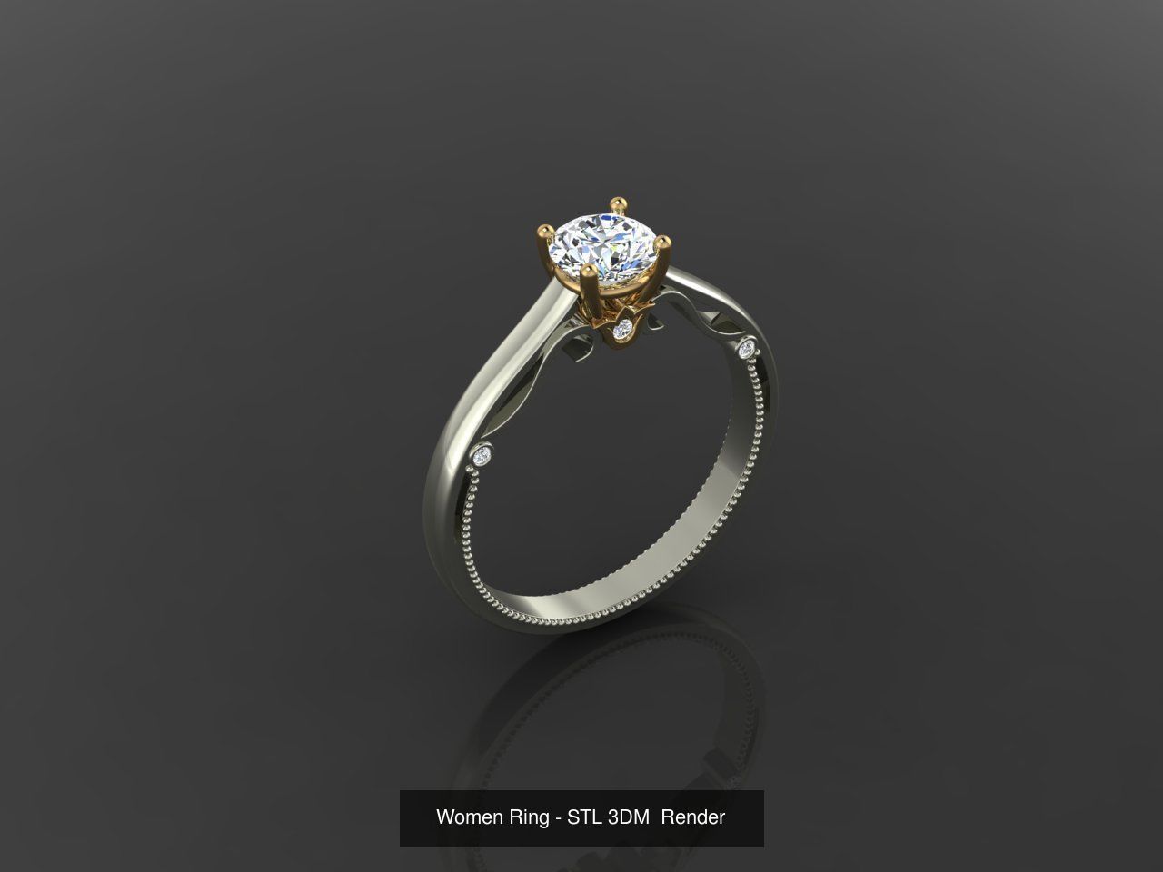 1400 Model Files - Women Ring Womens Rings Plain Models 3DM 3D Model Collection_215