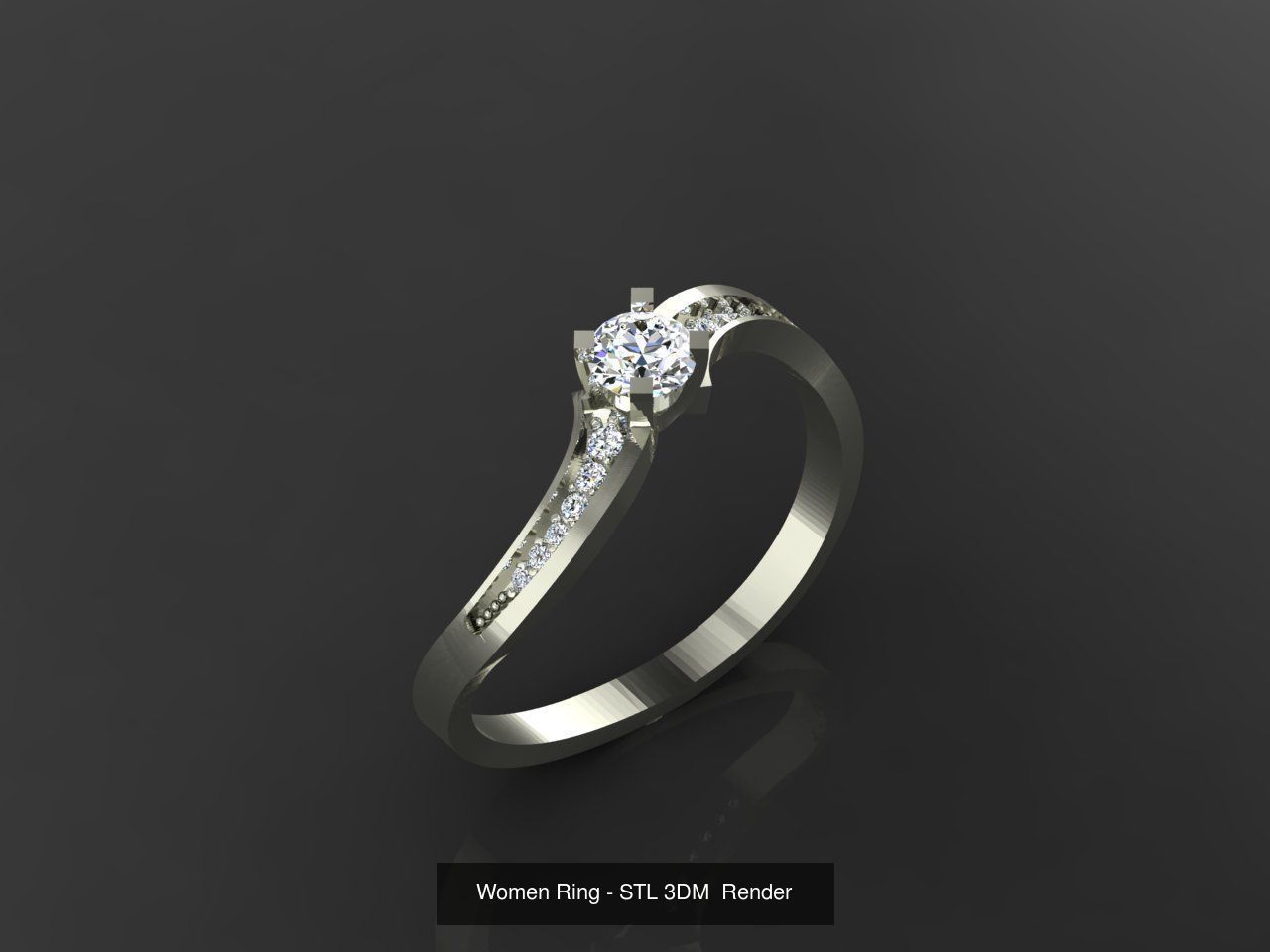 1400 Model Files - Women Ring Womens Rings Plain Models 3DM 3D Model Collection_181