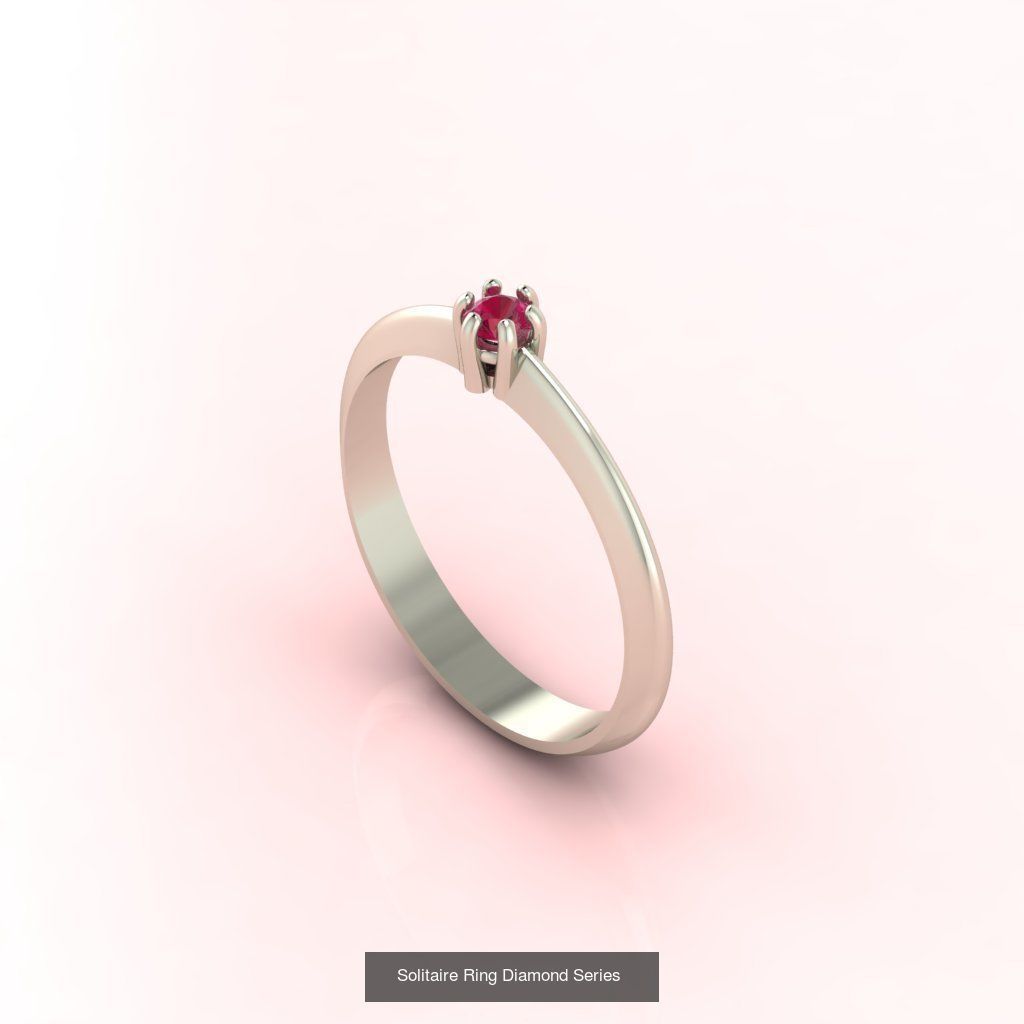 1400 Model Files - Women Ring Womens Rings Plain Models 3DM 3D Model Collection_281