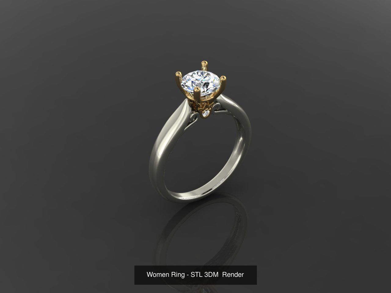 1400 Model Files - Women Ring Womens Rings Plain Models 3DM 3D Model Collection_211