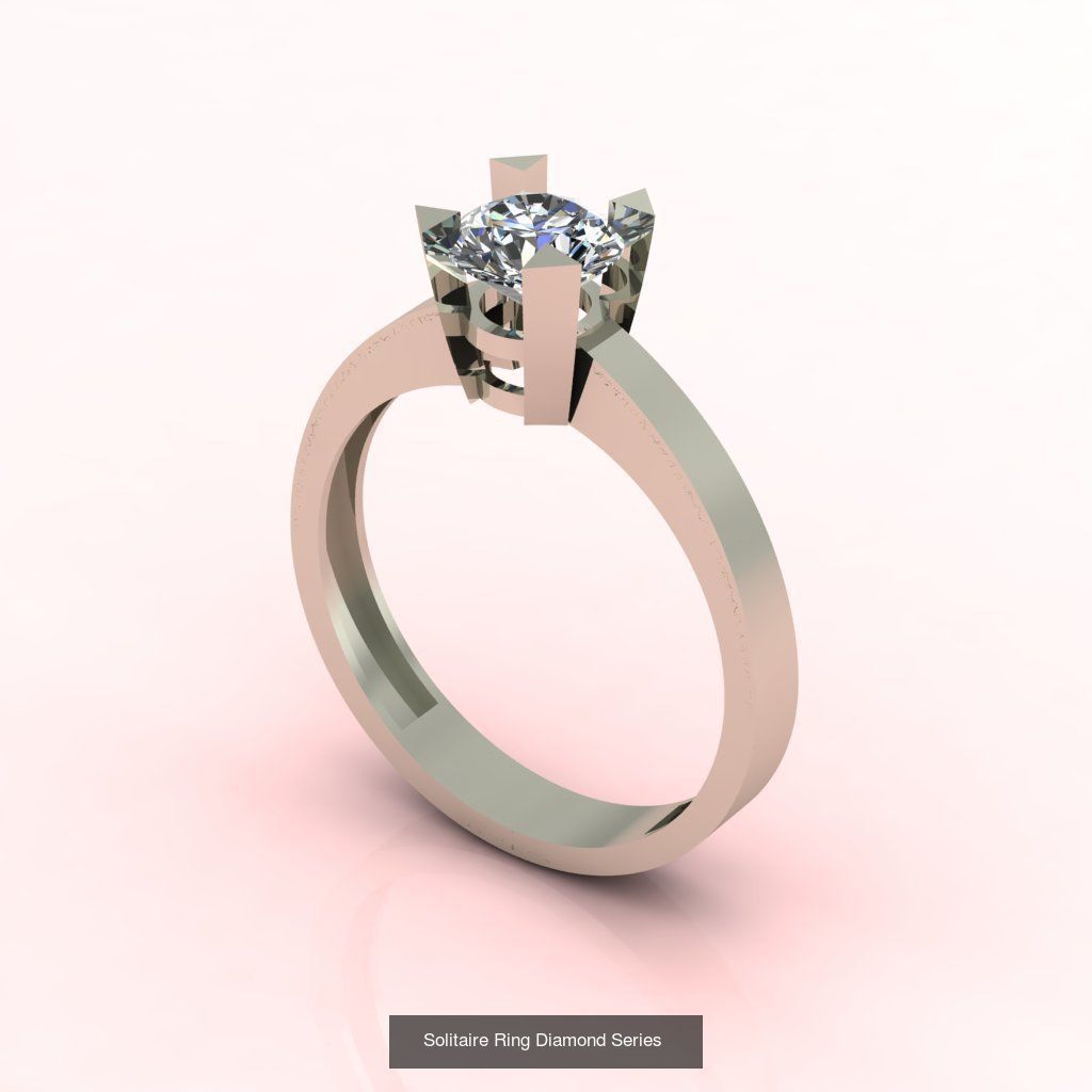 1400 Model Files - Women Ring Womens Rings Plain Models 3DM 3D Model Collection_269