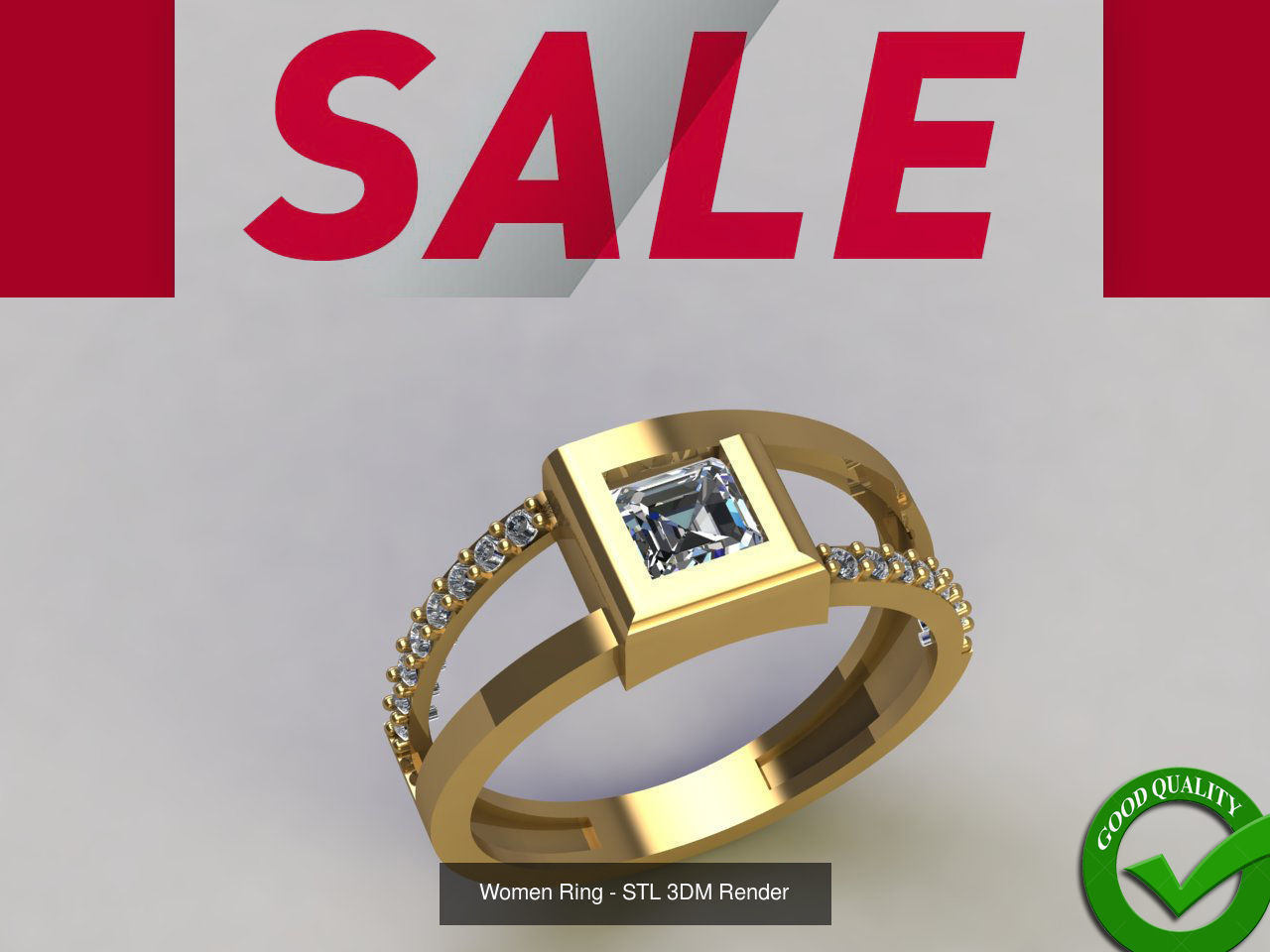 1400 Model Files - Women Ring Womens Rings Plain Models 3DM 3D Model Collection_231