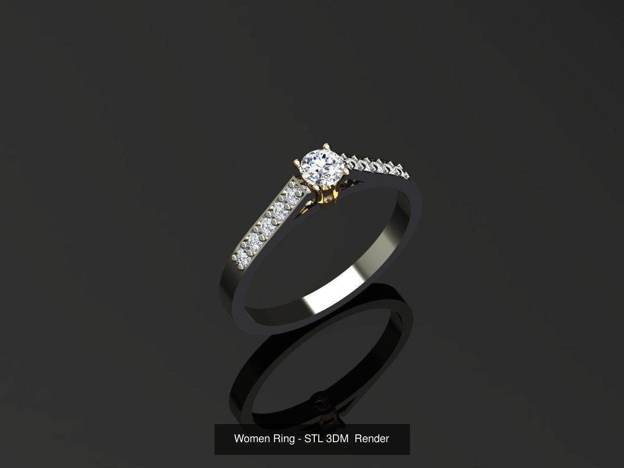 1400 Model Files - Women Ring Womens Rings Plain Models 3DM 3D Model Collection_219
