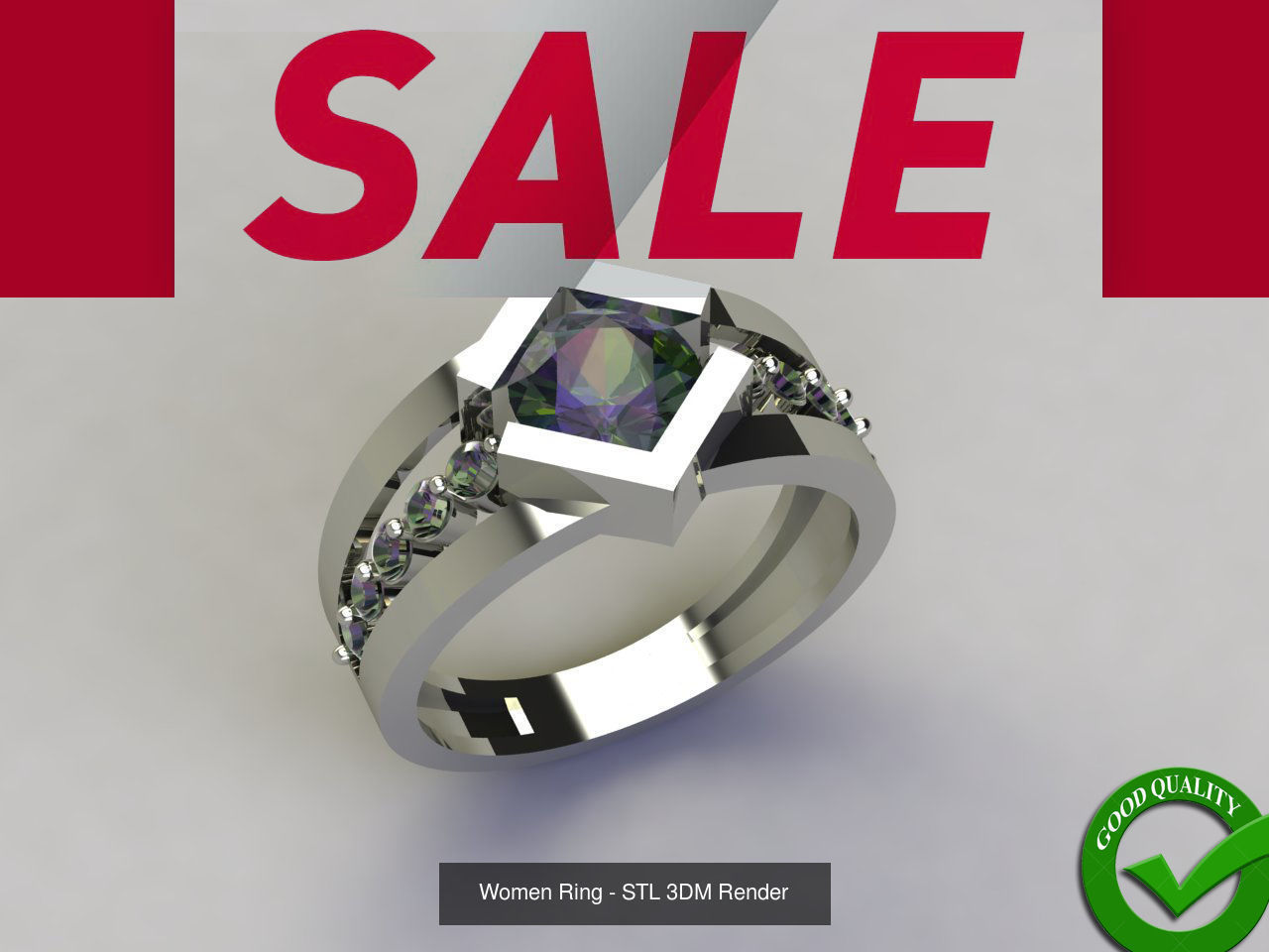 1400 Model Files - Women Ring Womens Rings Plain Models 3DM 3D Model Collection_233