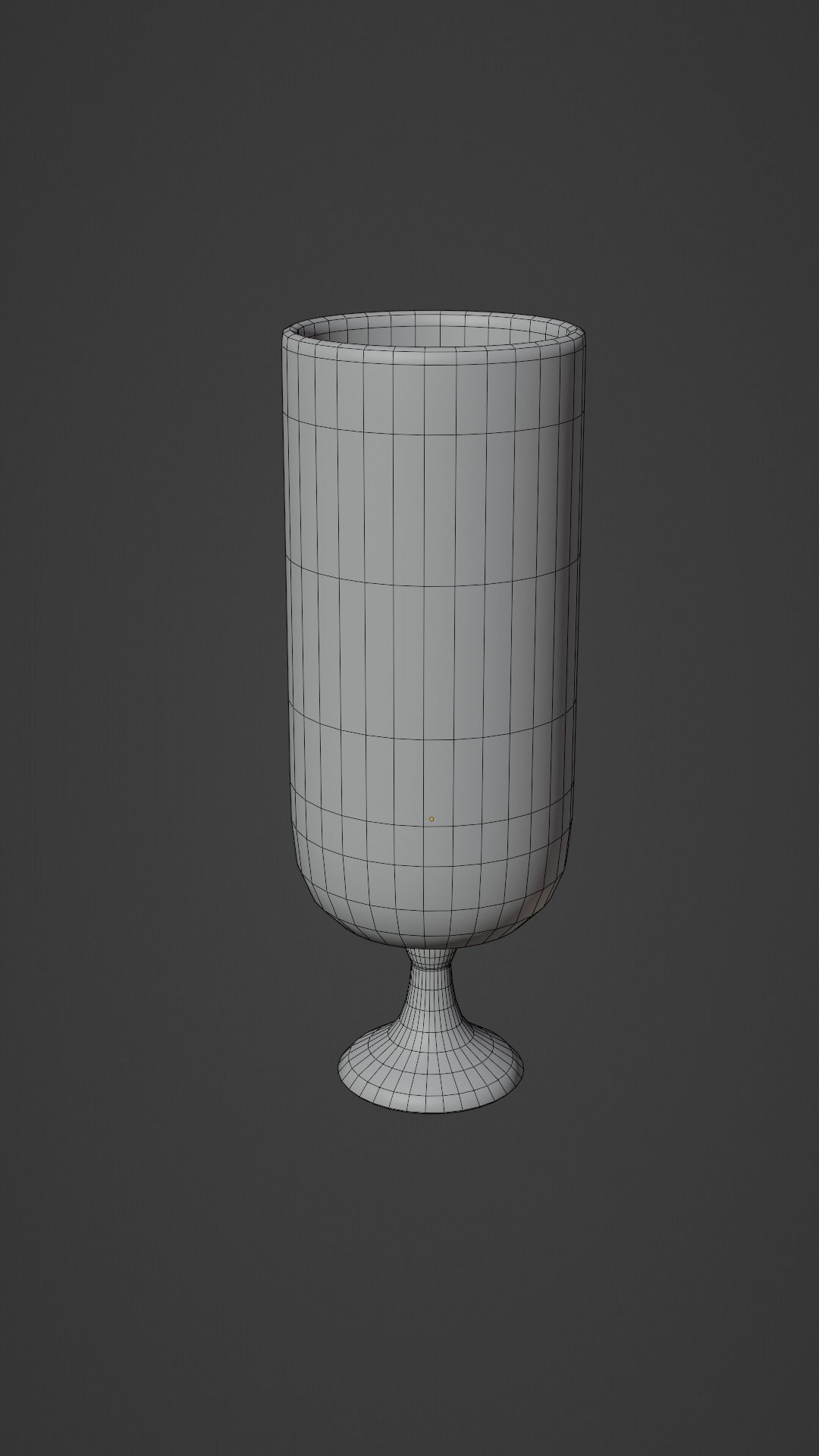 Crystal Drinking Glasses Low-poly 3D model_28