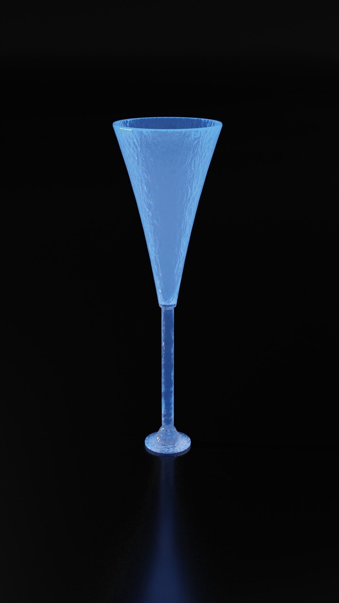Crystal Drinking Glasses Low-poly 3D model_5
