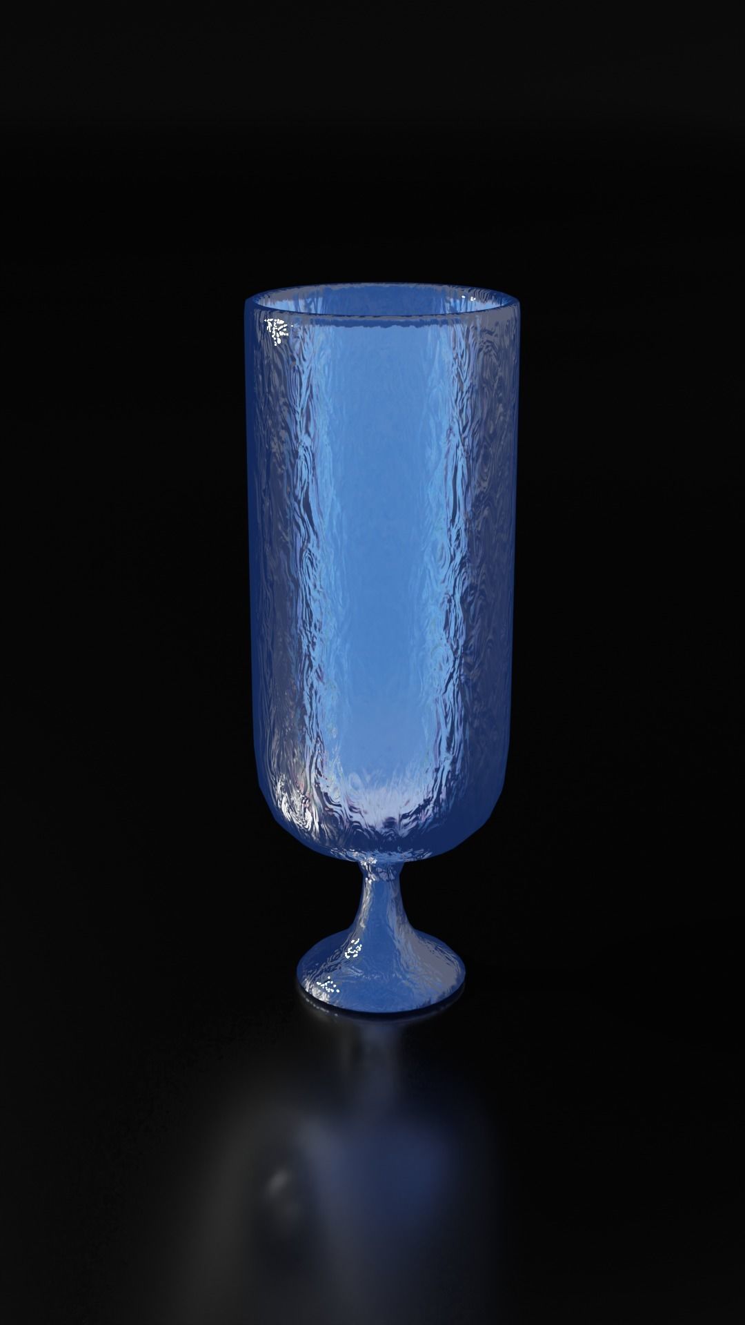 Crystal Drinking Glasses Low-poly 3D model_25